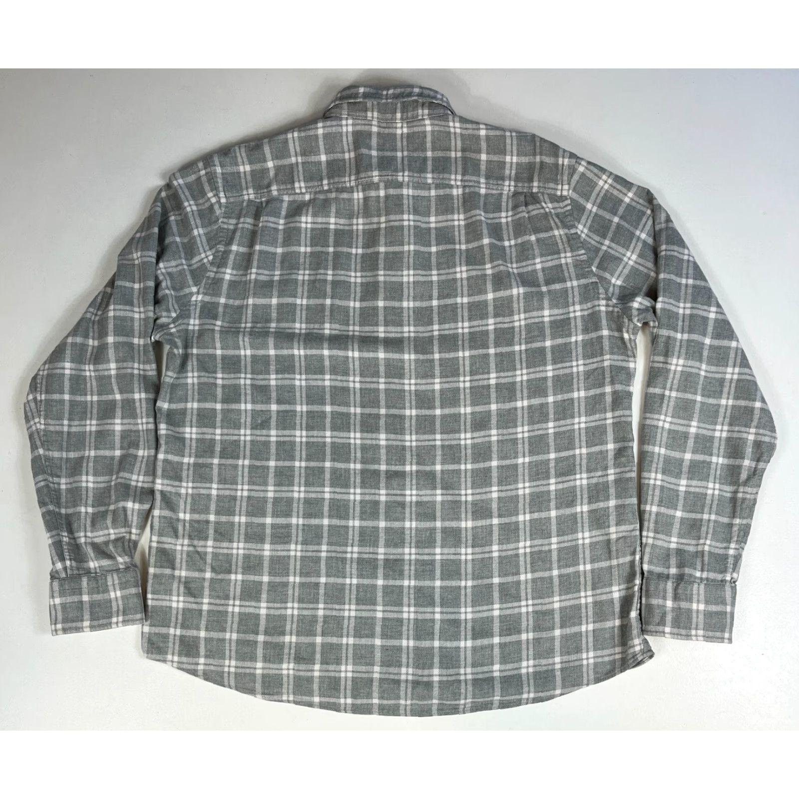 Faherty VINTAGE Faherty Button-Up Plaid Flannel Shirt XL Gray Cotton Organic Sz XL Men’s Button-Up Long Sleeve Pockets Classic Outdoor Size US XL / EU 56 / 4 - 4 Thumbnail