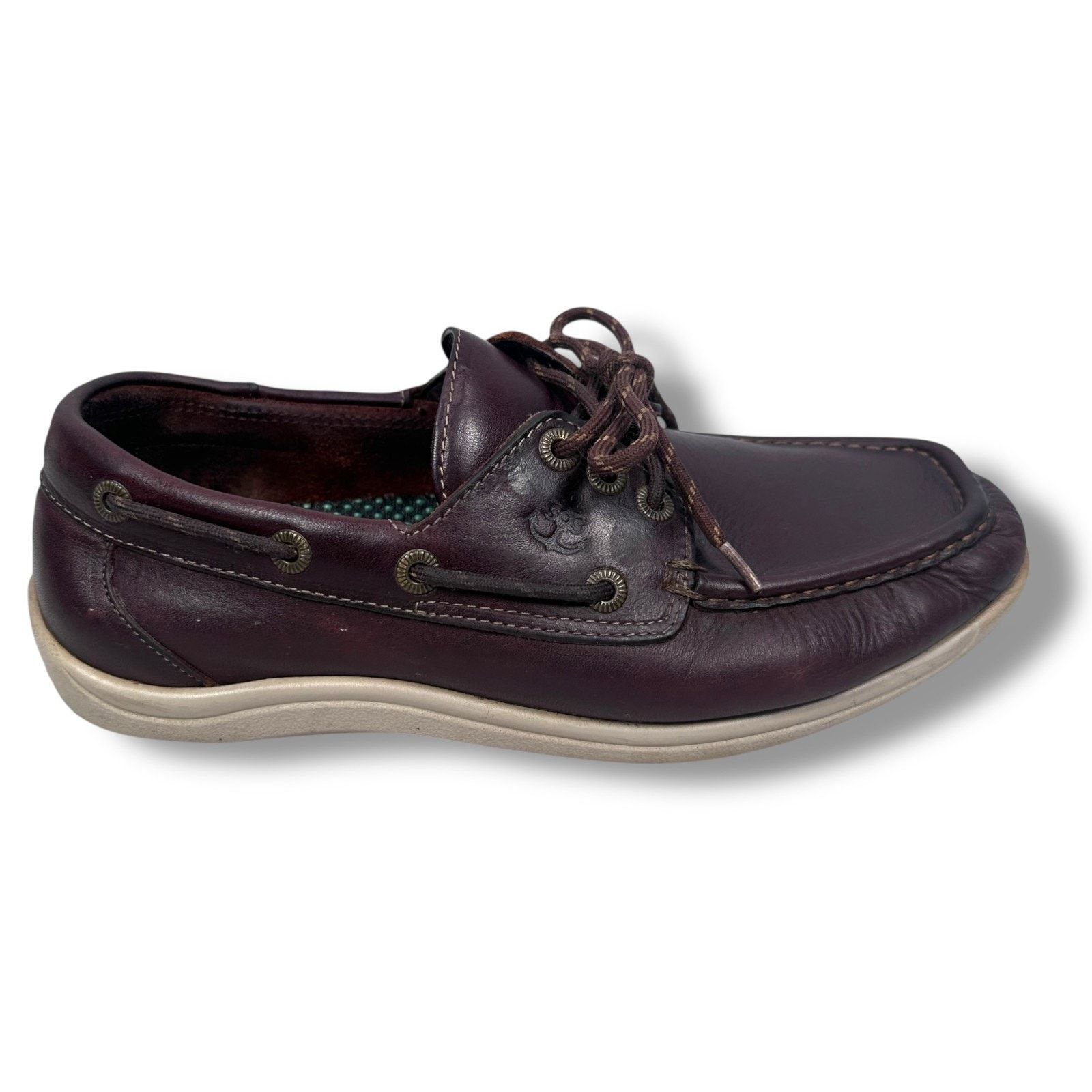 SAS SAS Decksider Lace Up Boat Shoes Men 8.5 W New Briar Leather Size US 8.5 / EU 41-42 - 1 Thumbnail