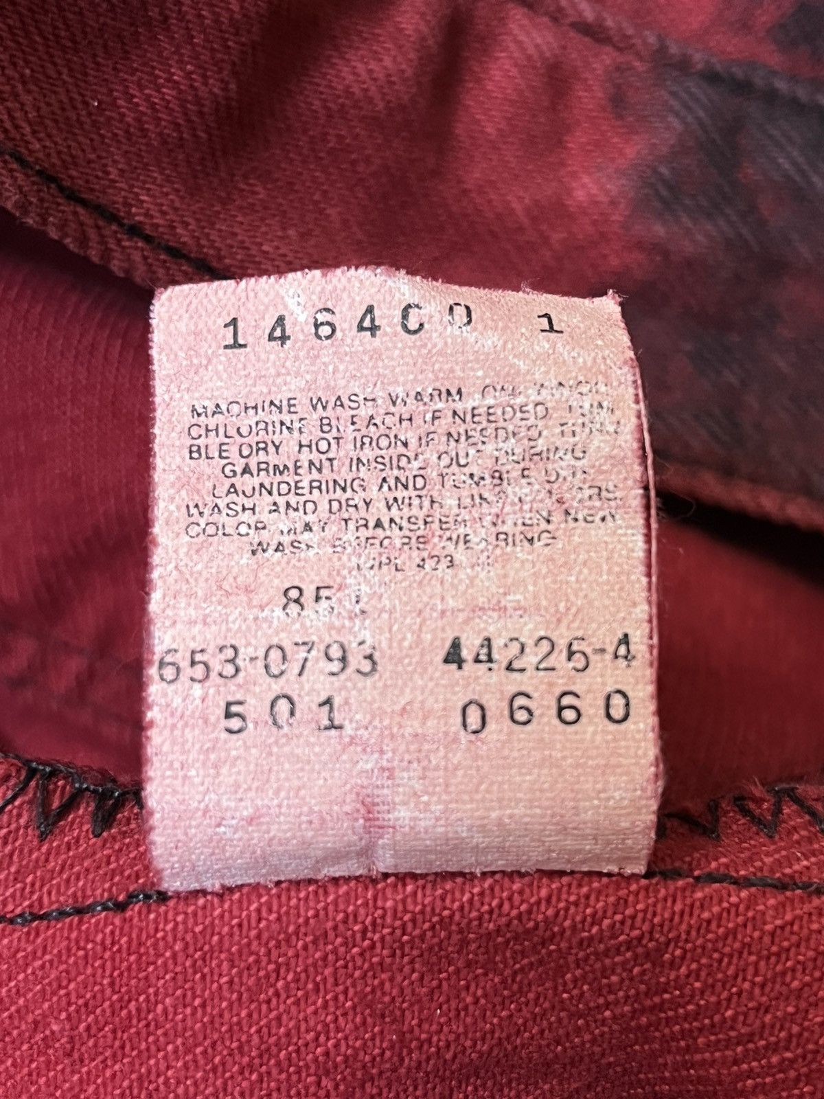 Levi's Vintage Clothing VINTAGE 90s LEVI’S 501 CUSTOM PRISONER INSPIRED ROBINS JEANS Size US 34 / EU 50 - 20 Thumbnail