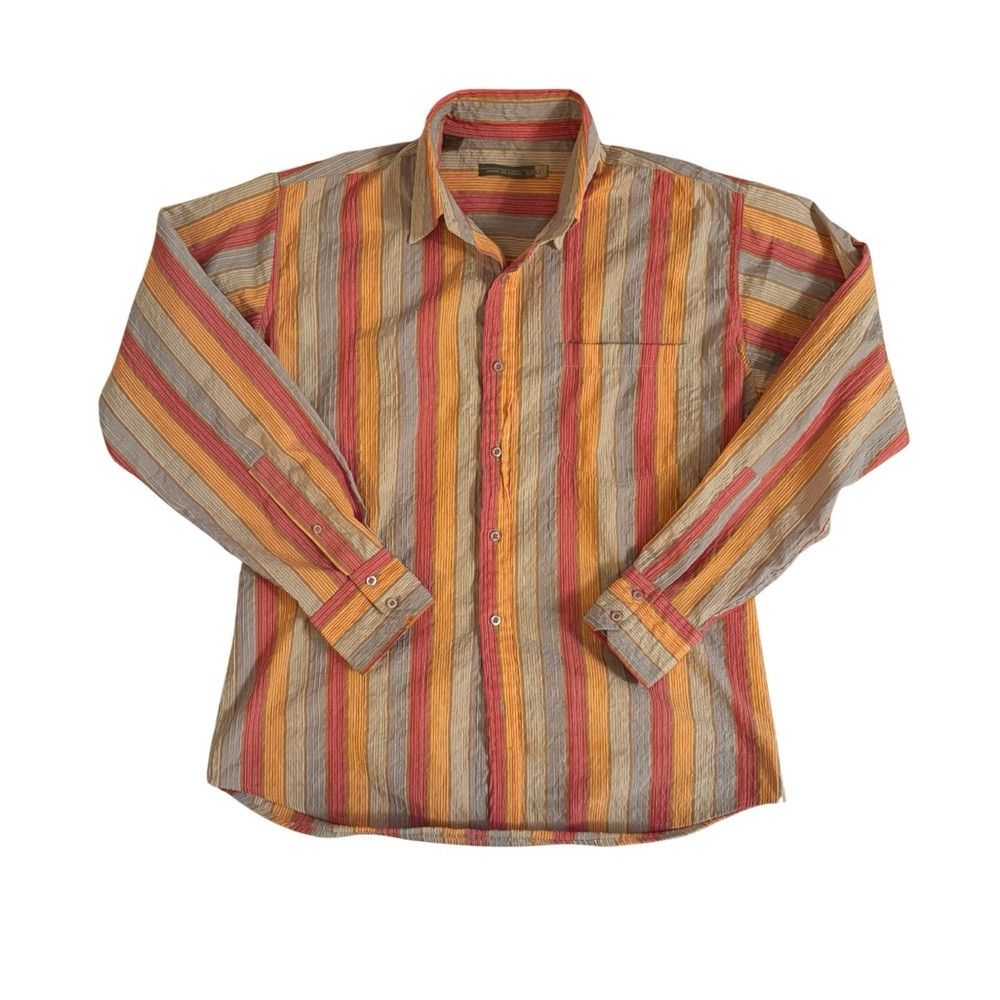 Made on Earth 2BU Authentic Y2K Striped Multicolor Men's Cr
