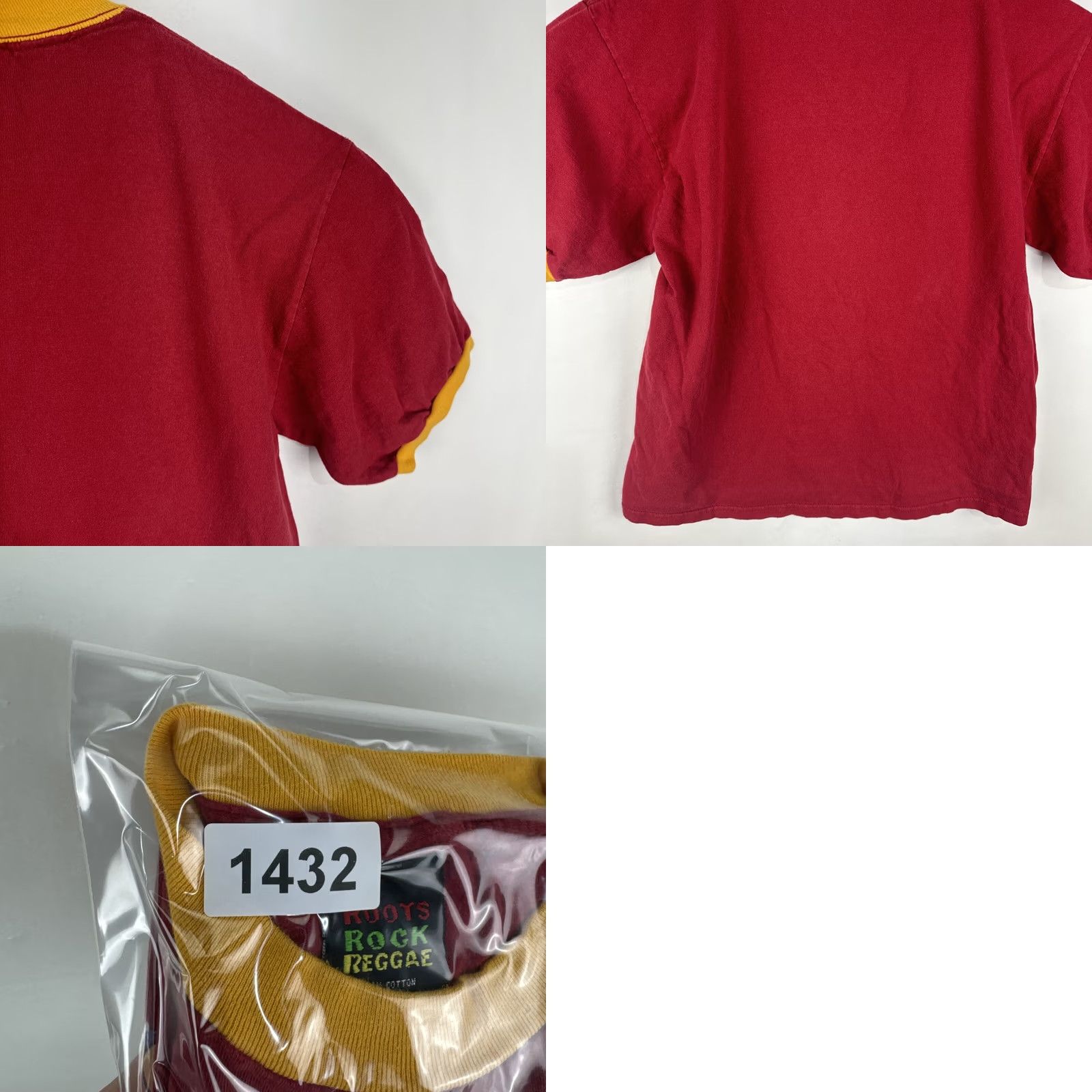 Roots Vintage Roots Reggae Rock Shirt Medium Red Ringer No Pressure No Problem T Size US M / EU 48-50 / 2 - 9 Thumbnail