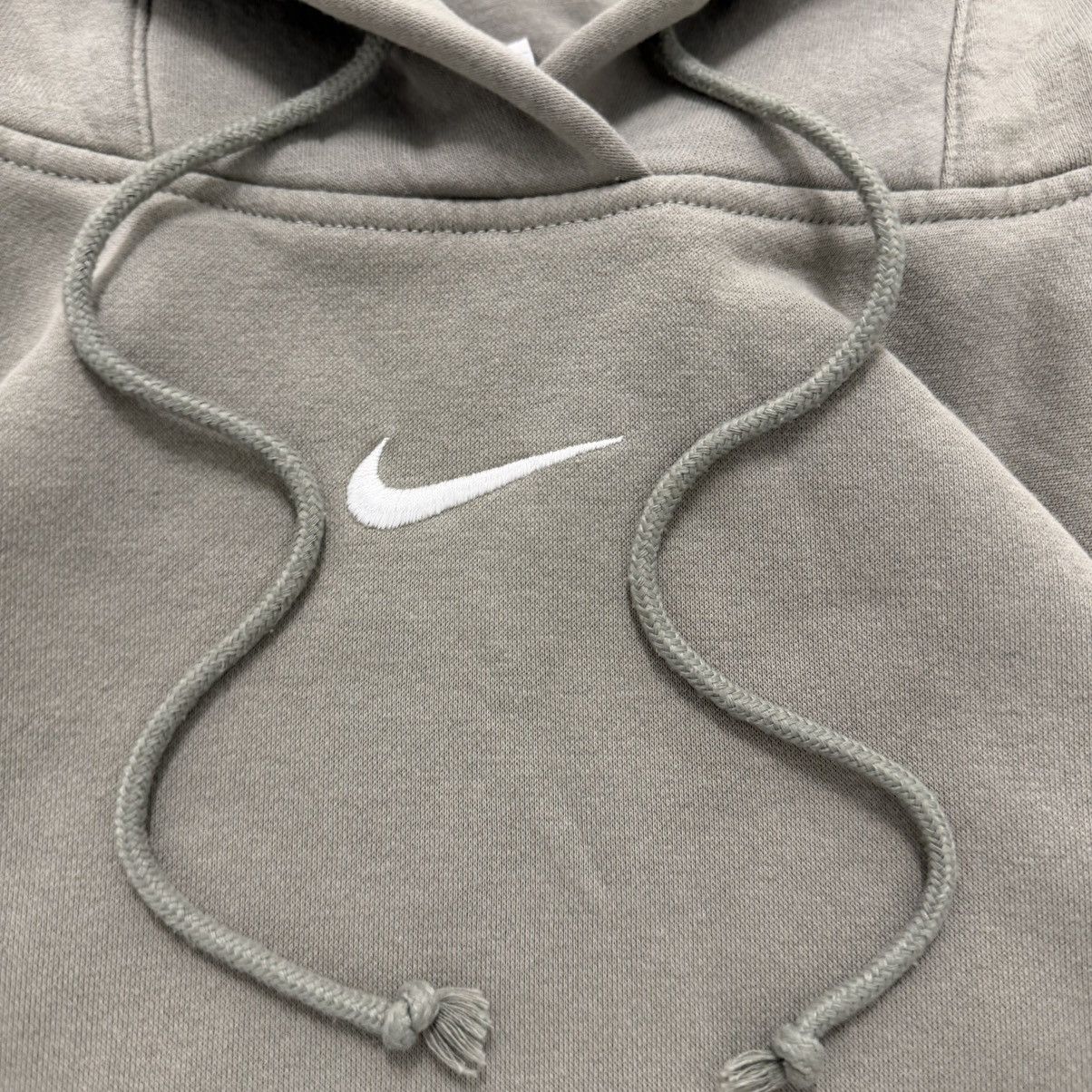 Nike Nike Mini Swoosh Hoodie Olive Green Pullover Sweatshirt Size US M / EU 48-50 / 2 - 2 Thumbnail