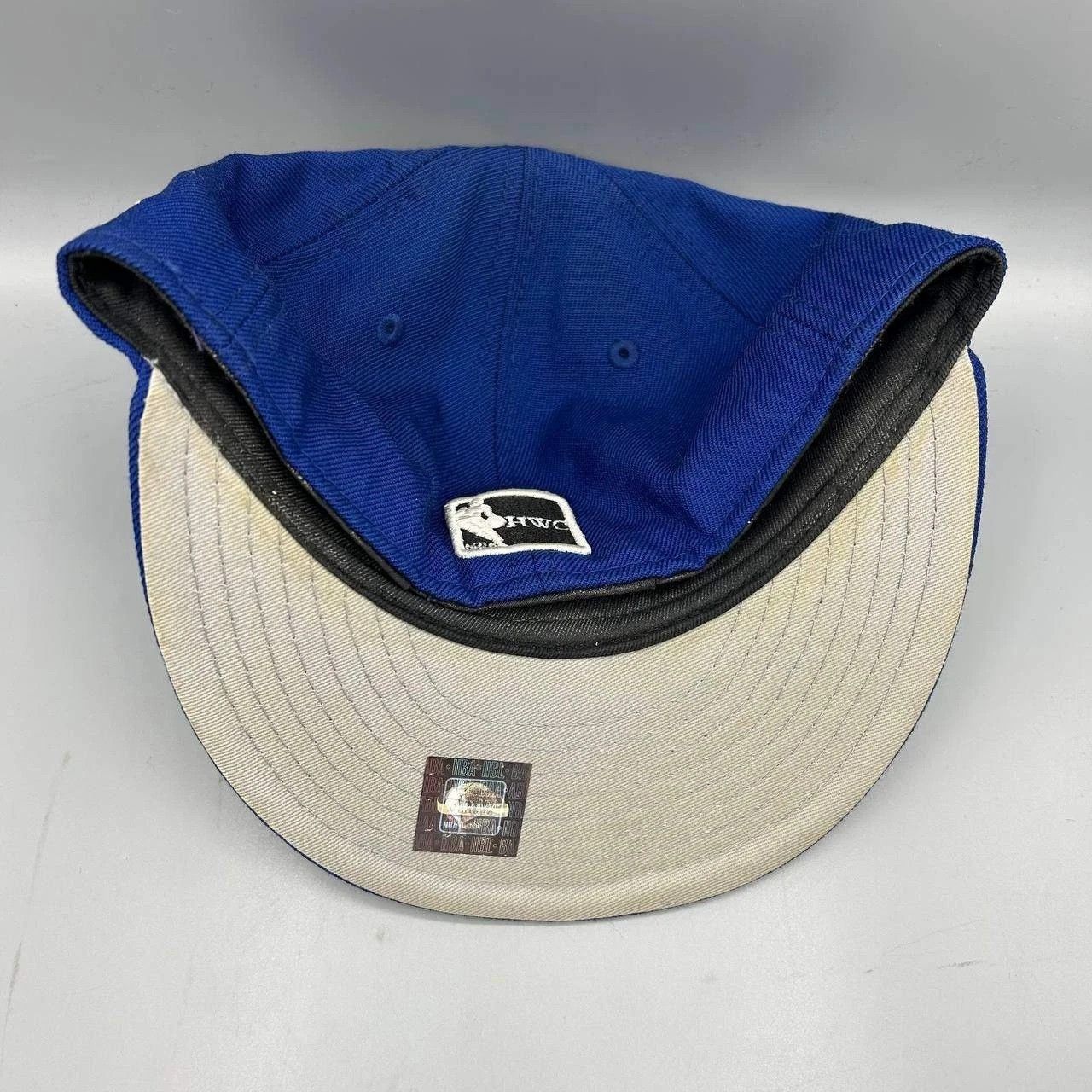 New Era Golden State Warriors GSW Hat Men 7 Blue NBA Fitted Cap Wool Size ONE SIZE - 7 Thumbnail