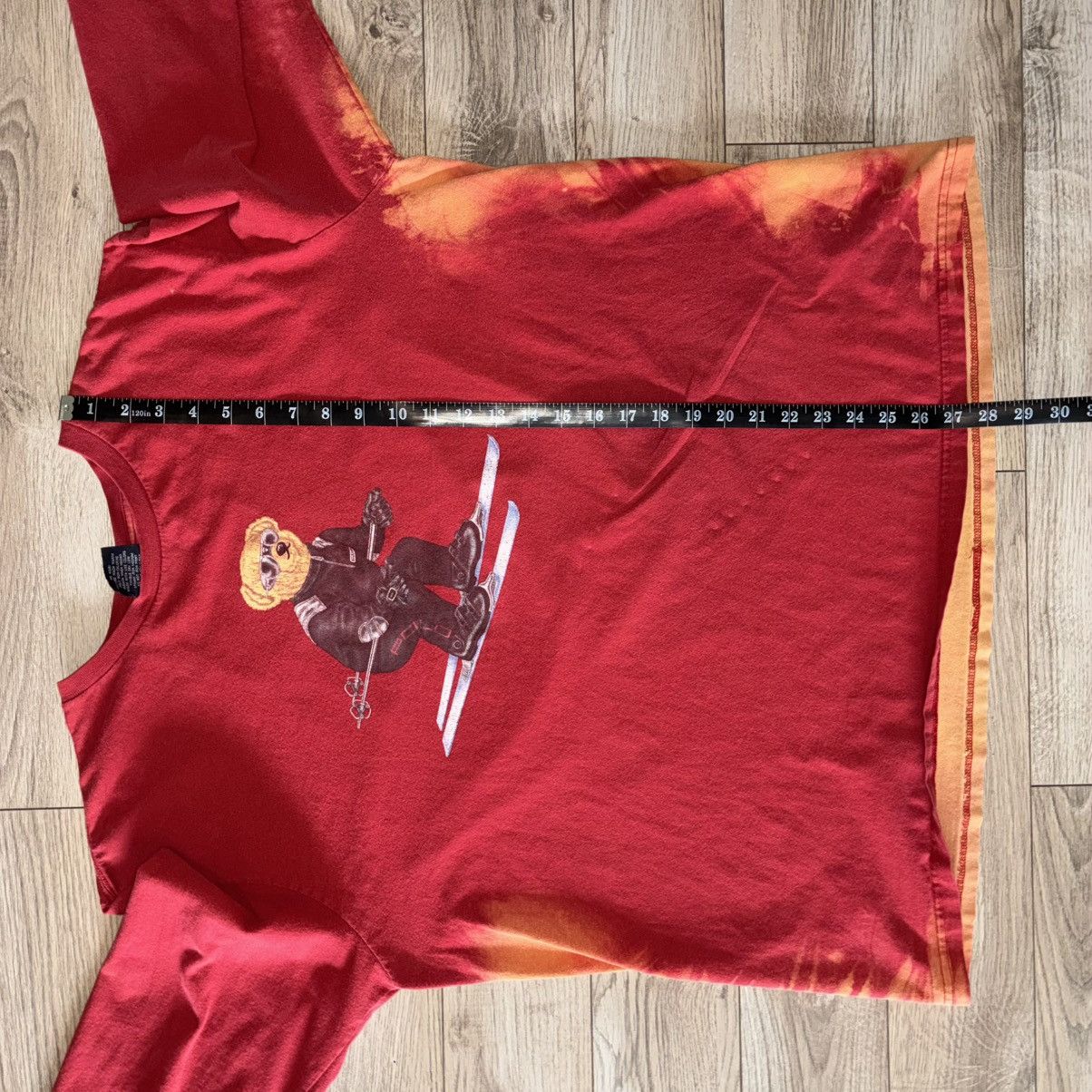 Polo Ralph Lauren Polo Ralph Lauren red long sleeve shirt skier bear graphic Size US XL / EU 56 / 4 - 6 Thumbnail