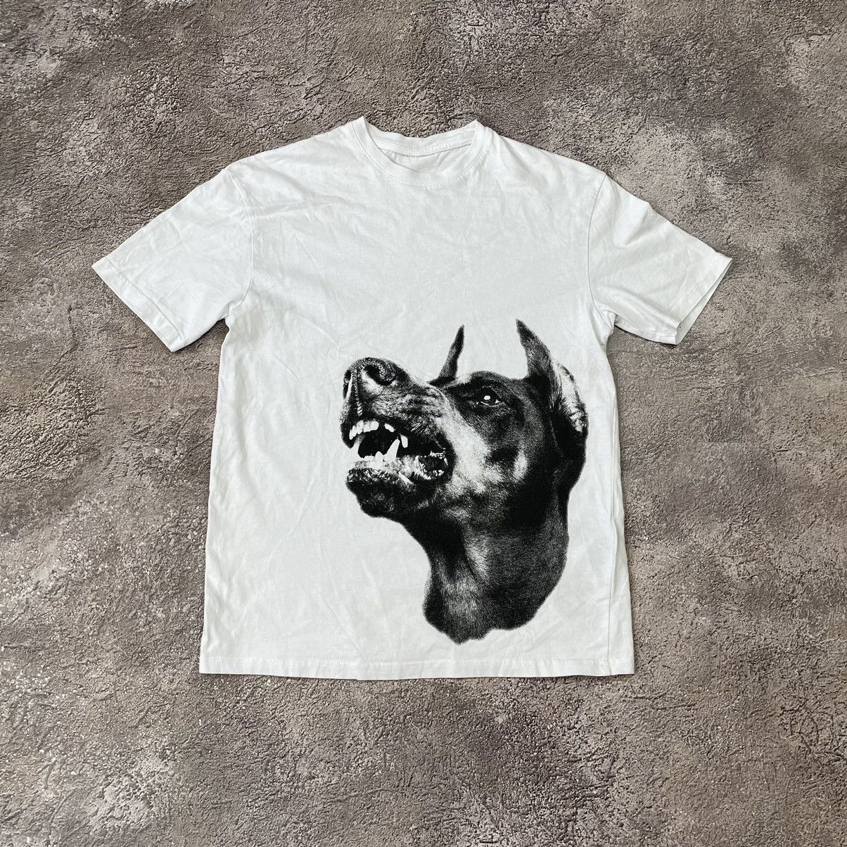 Vintage Vintage 00s Doberman Graphic Tee Dark Horror Streetwear M Size US M / EU 48-50 / 2 - 3 Thumbnail