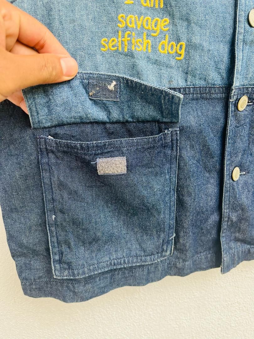 Japanese Brand Vintage Savege Selfish Dog Japanese Designer Fashion Style Size US M / EU 48-50 / 2 - 7 Thumbnail