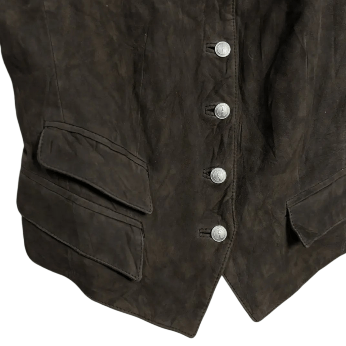 Gucci Vintage Gucci by Tom Ford Leather Silk Vest Size S / US 4 / IT 40 - 5 Thumbnail