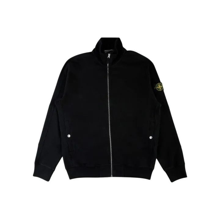 Stone Island Stone Island Black Logo Zip-Up Jacket Size US XXL / EU 58 / 5 - 1 Thumbnail