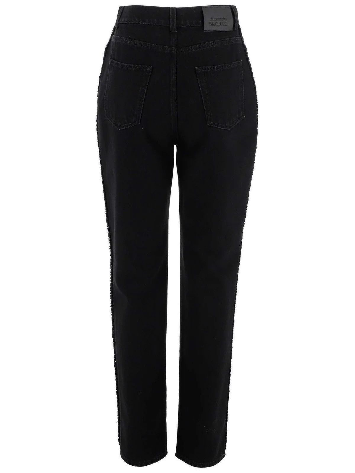 Alexander McQueen o1y0325 Denim Jeans in Black Size 27" / US 4 / IT 40 - 2 Thumbnail