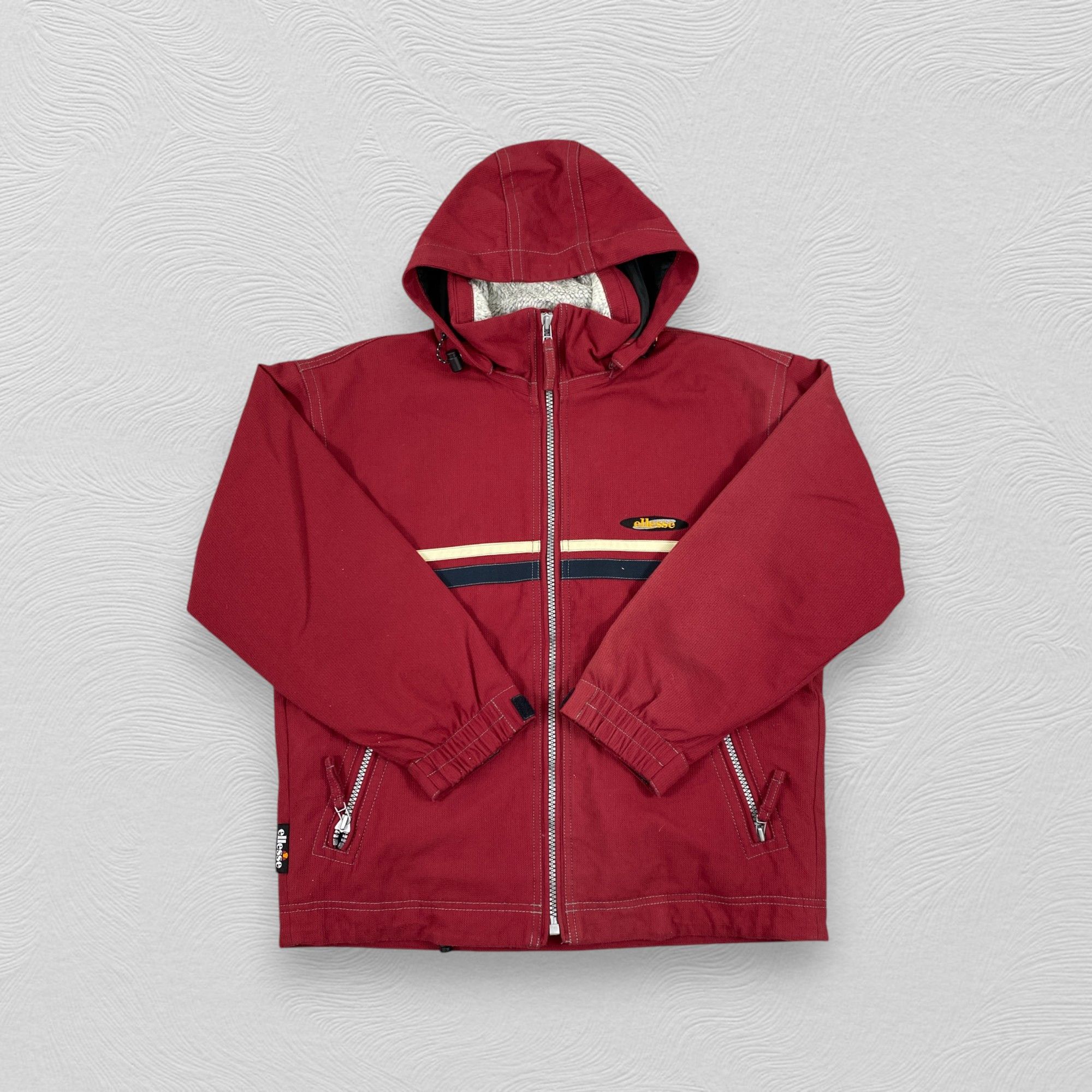 Ellesse 💥 VINTAGE ELLESSE SKI ZIPPER HOODIE LARGE JACKET - J400 Size US L / EU 52-54 / 3 - 4 Thumbnail