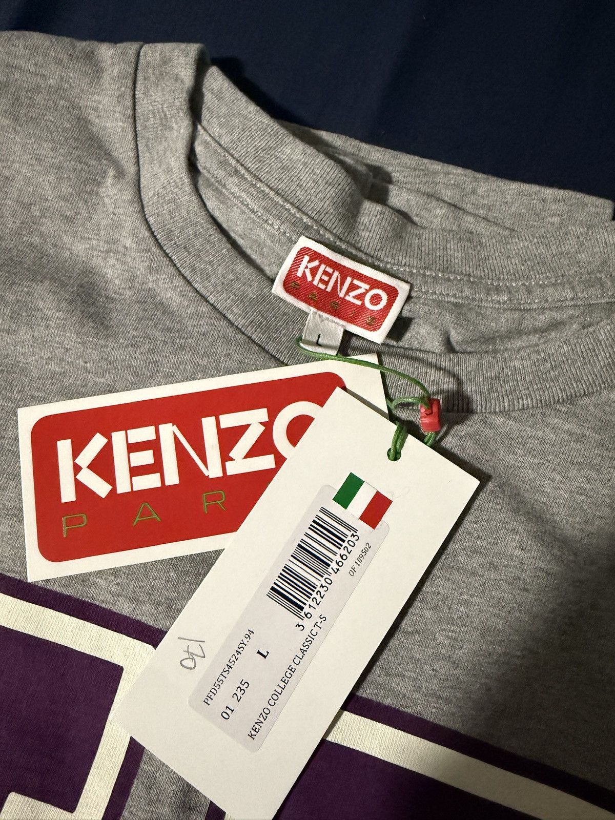Kenzo Kenzo Graphic College Classic T-shirt EU size Size US M / EU 48-50 / 2 - 4 Thumbnail