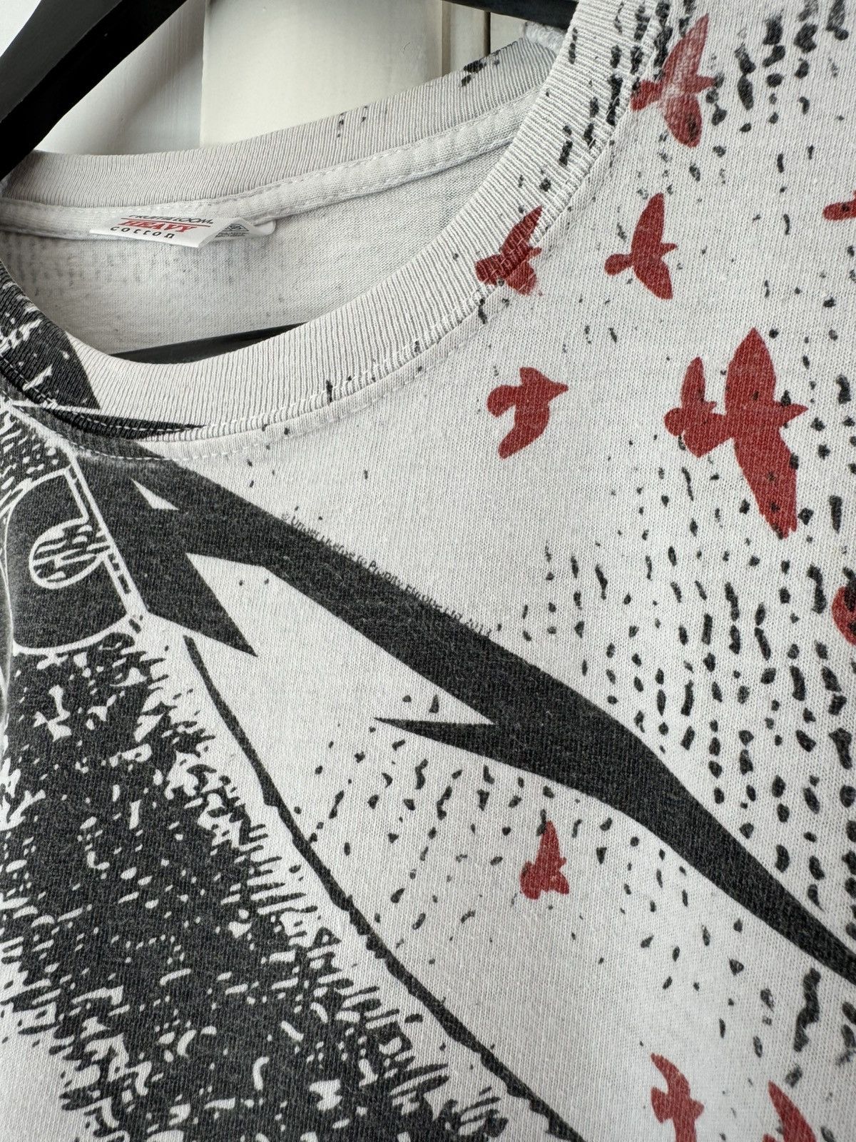 Band Tees Vintage Y2K Metallica Crow Print Band T Shirt Size US M / EU 48-50 / 2 - 4 Thumbnail