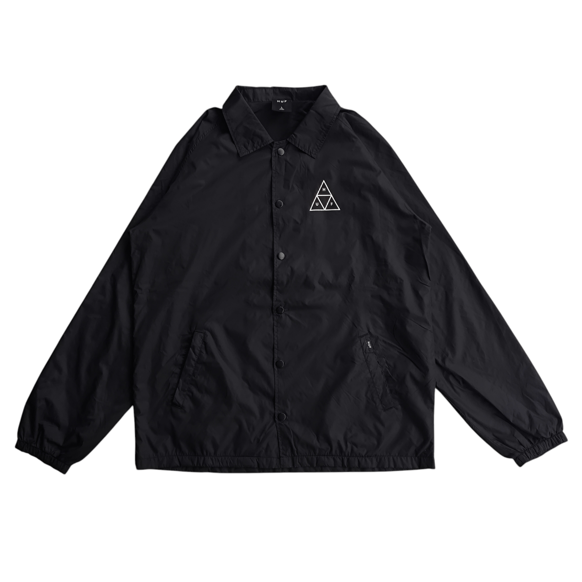 Huf HUF Essentials Triple Triangle Coach Jacket Size US L / EU 52-54 / 3 - 2 Thumbnail