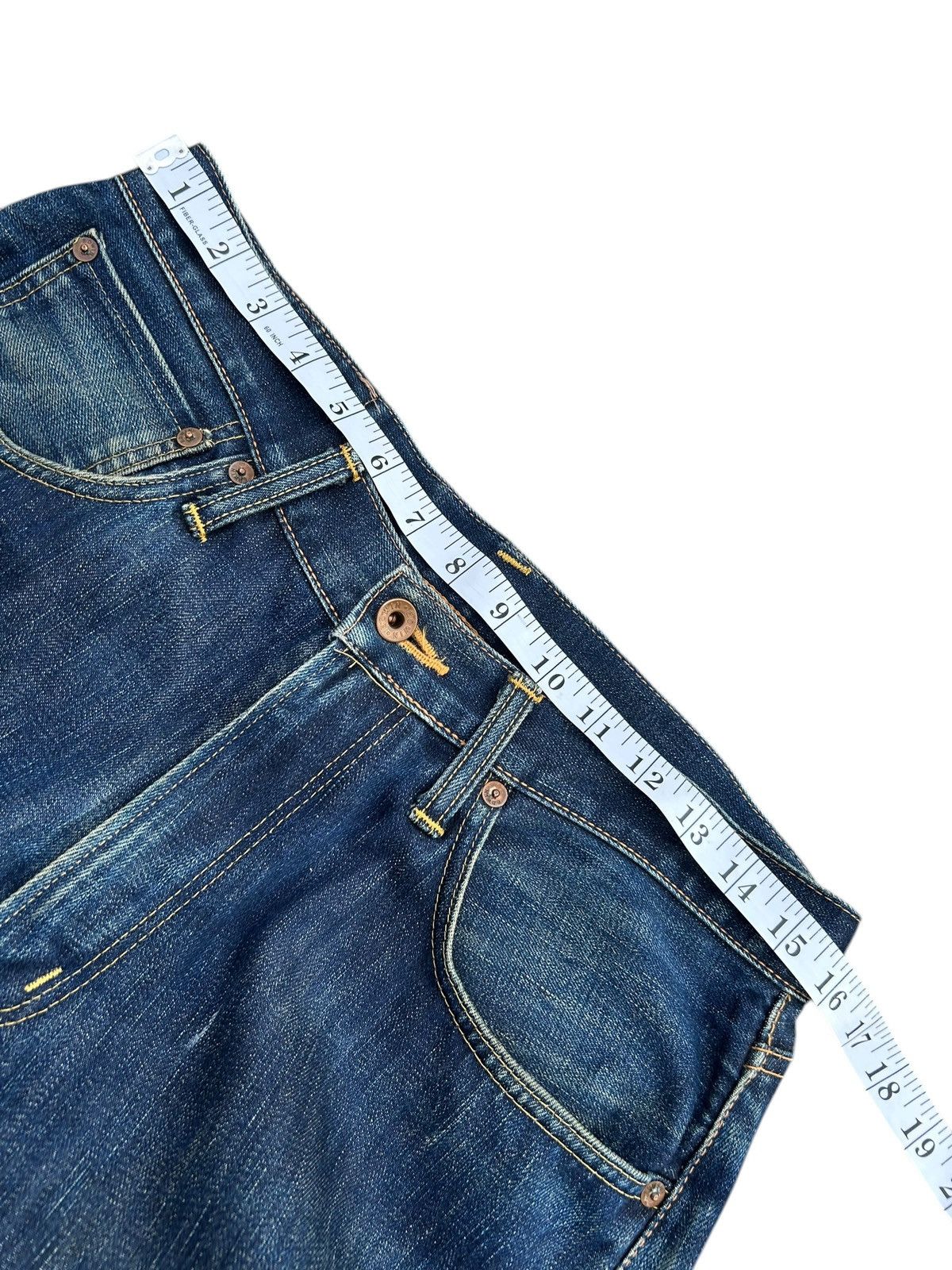 Kapital Vintage Edwin 505X Selvedge Distressed Denim Jeans Size US 32 / EU 48 - 11 Thumbnail