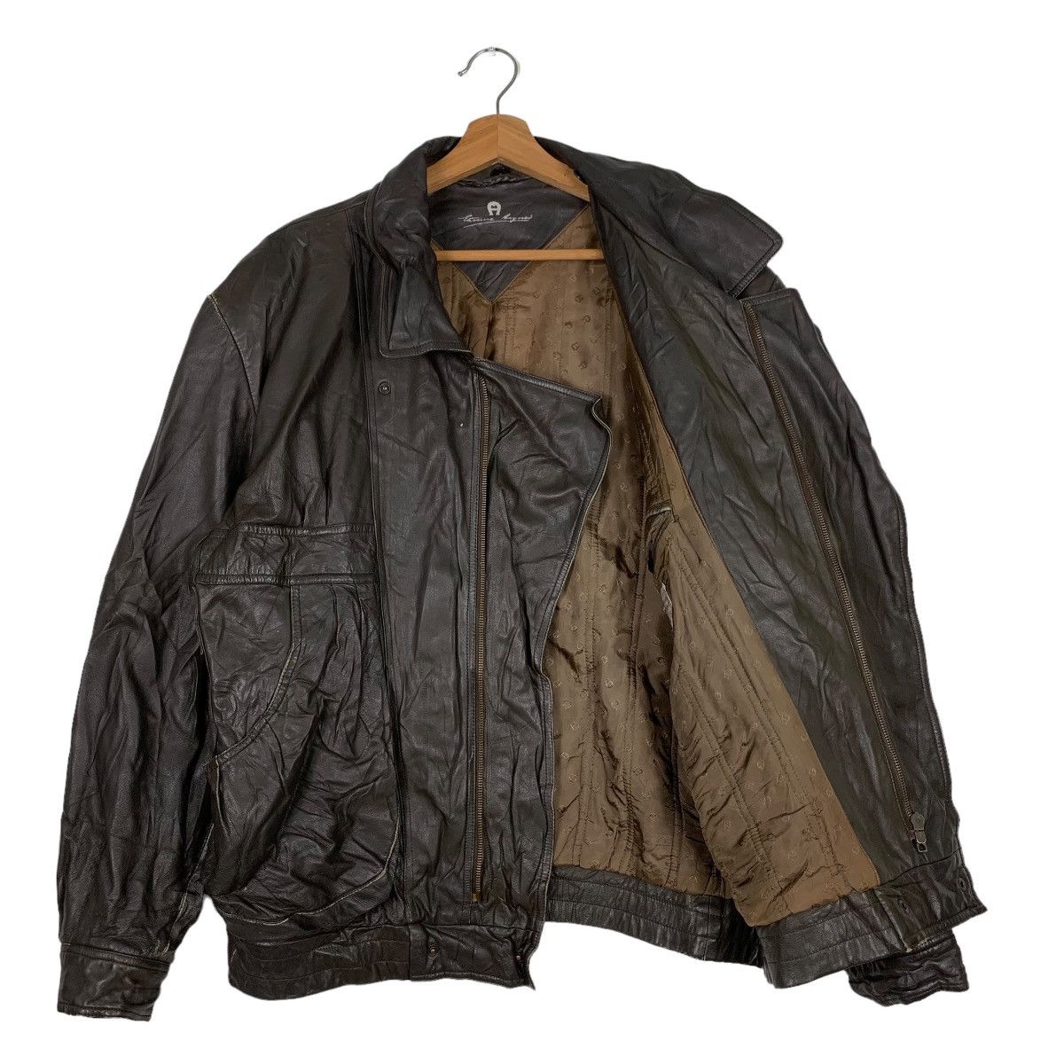Etienne Aigner Eteinner Aigner Leather Jacket #0141-C8 Size US M / EU 48-50 / 2 - 10 Thumbnail
