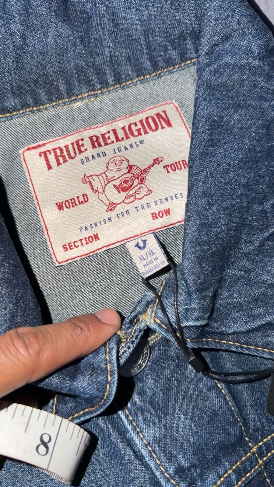 True Religion Men's TRUE RELIGION Denim JACKET Jeans XL New without tags Size US XL / EU 56 / 4 - 5 Thumbnail