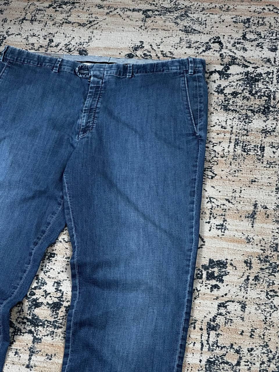 Brioni Brioni Luxury Blue Wide Cotton Casual Denim Pants Size US 38 / EU 54 - 3 Thumbnail