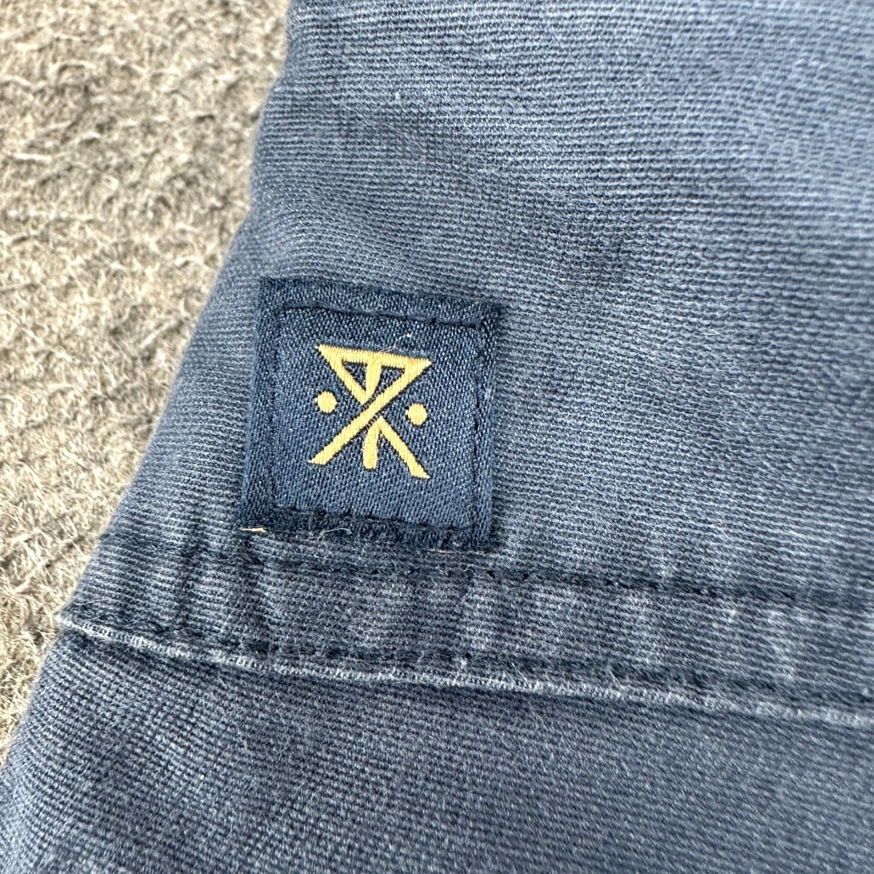 Roark Roark Shorts Mens 30 Blue Navy Chino Cotton Hiking Outdoor Drawstring Pockets Size US 30 / EU 46 - 4 Thumbnail