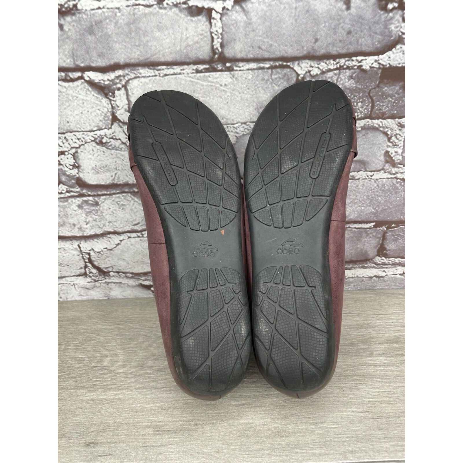 Other Abeo BIO System Terrie Slip On Shoes Sz 8N Purple Knotted Le Size US 8 / IT 38 - 21 Thumbnail