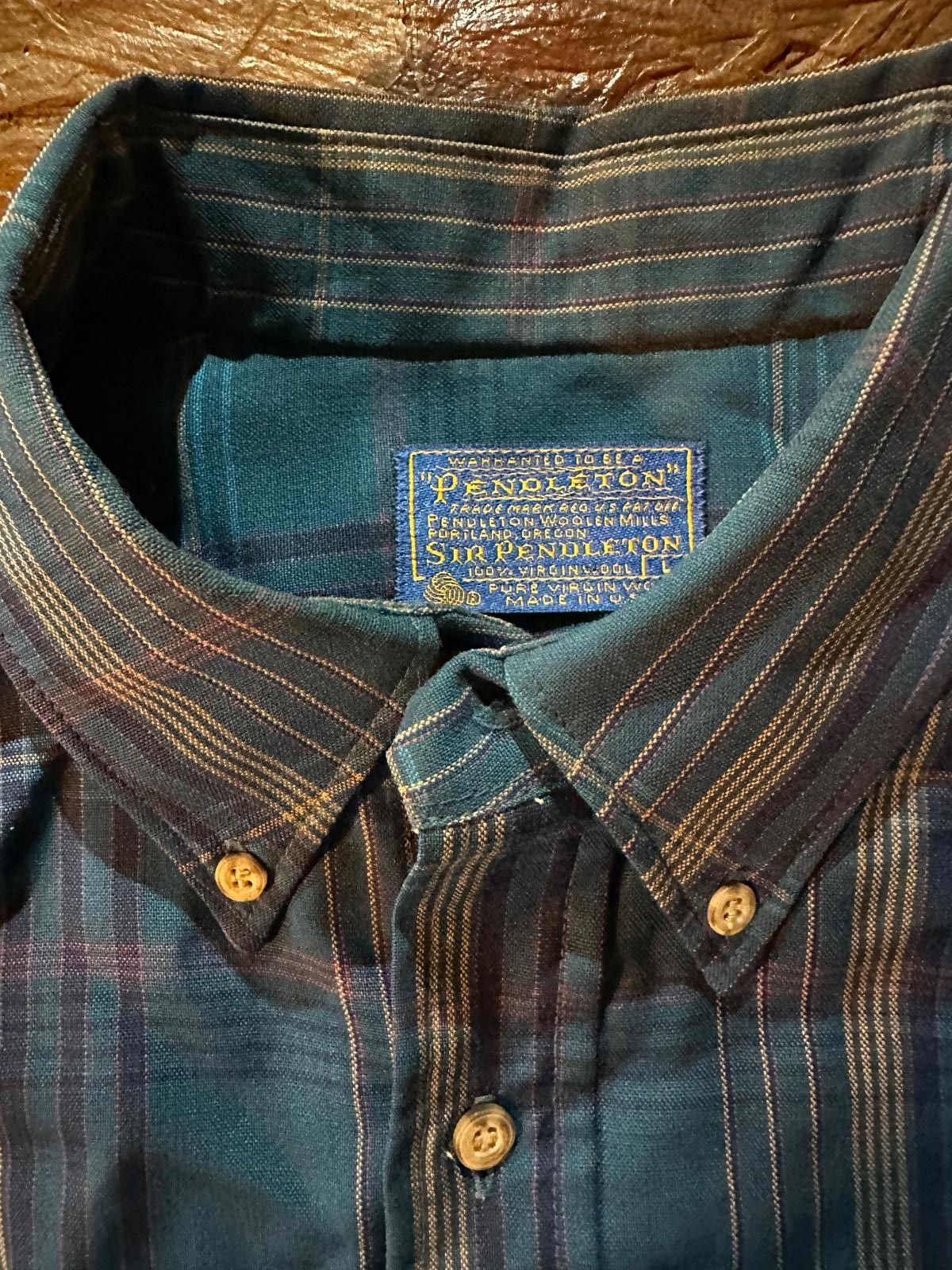 Pendleton Pendleton Made in USA Pure Virgin Wool Plaid Shirt L Size US L / EU 52-54 / 3 - 3 Thumbnail