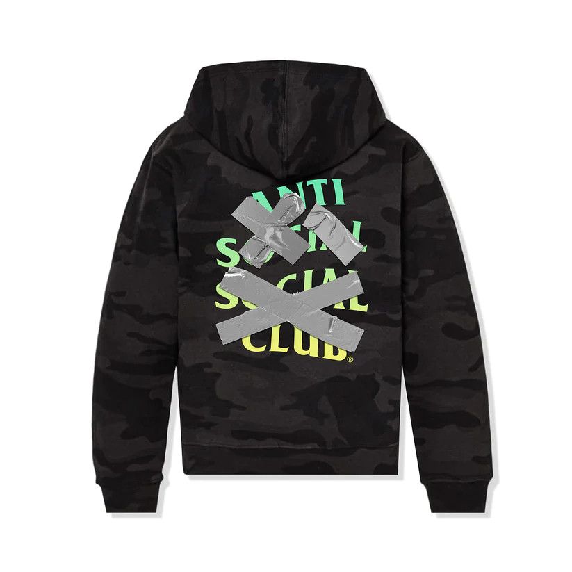 Anti Social Social Club Cancelled Again Hoodie Black DS New