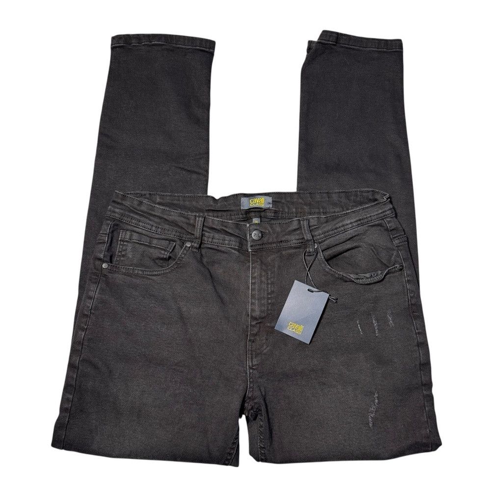 Roberto Cavalli NWT New $295 Cavalli Class by Roberto Cavalli Black Jeans S Size US 36 / EU 52 - 3 Thumbnail
