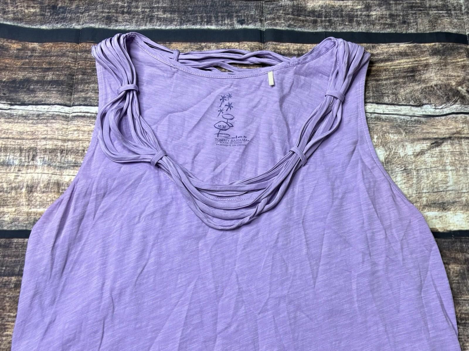 Tommy Bahama Tommy Bahama Relax Tank Top Womens Medium Silk Garniture Size M / US 6-8 / IT 42-44 - 4 Thumbnail