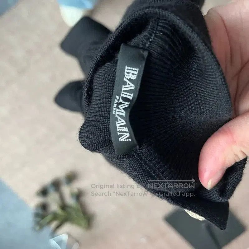Balmain Balmain Black Wool Women's Sweater . Size S / US 4 / IT 40 - 4 Thumbnail