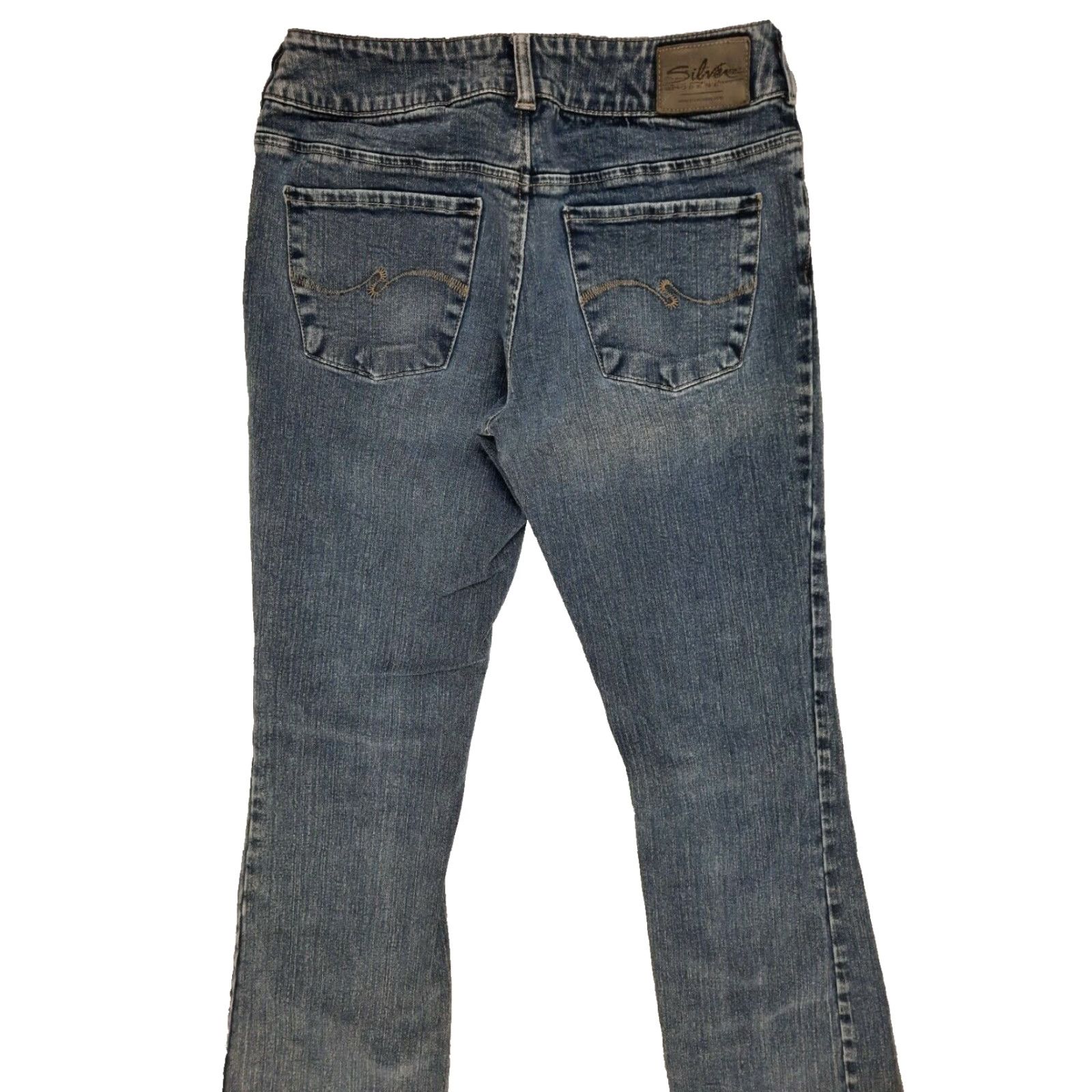 Silver Jeans Co. VINTAGE Silver Jeans Bootcut Jeans Women 29 30x31 Mid Rise Denim Silver Jeans Bootcut 90s Size 29" - 2 Thumbnail