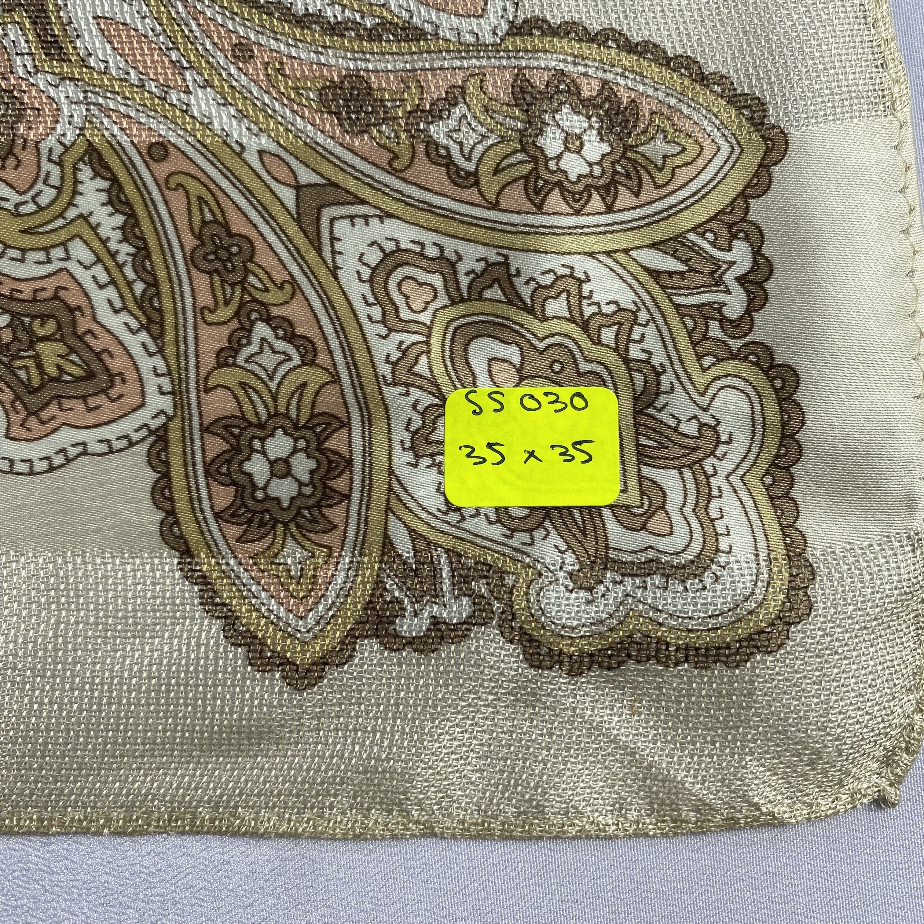 Japanese Brand × Vintage Vintage Paisley Silk Scarf SS030 Size ONE SIZE - 6 Thumbnail