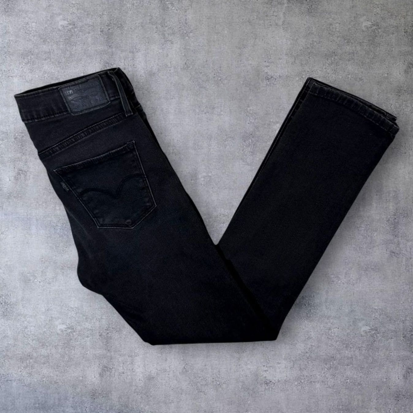 Levi's Levi's Slimming Slim Classic Black Denim Stretch Fit Jeans W28 L32 - Regular Size 28 - Womens - Size 28" / US 6 / IT 42 - 2 Thumbnail