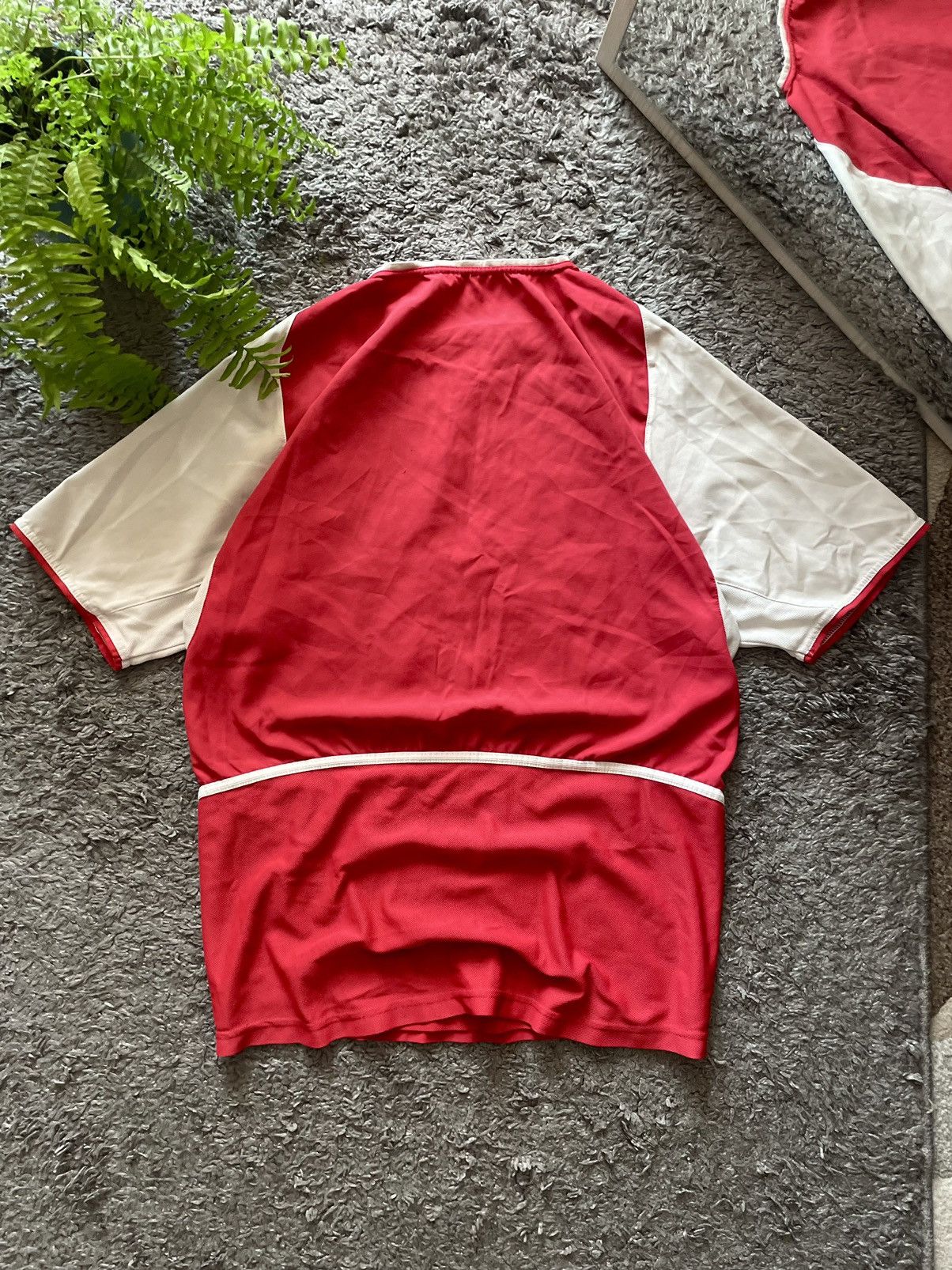 Nike × Vintage 90s Nike Jersey Vintage Streetwear O2 Arsenal Swoosh Rare Size US L / EU 52-54 / 3 - 15 Thumbnail