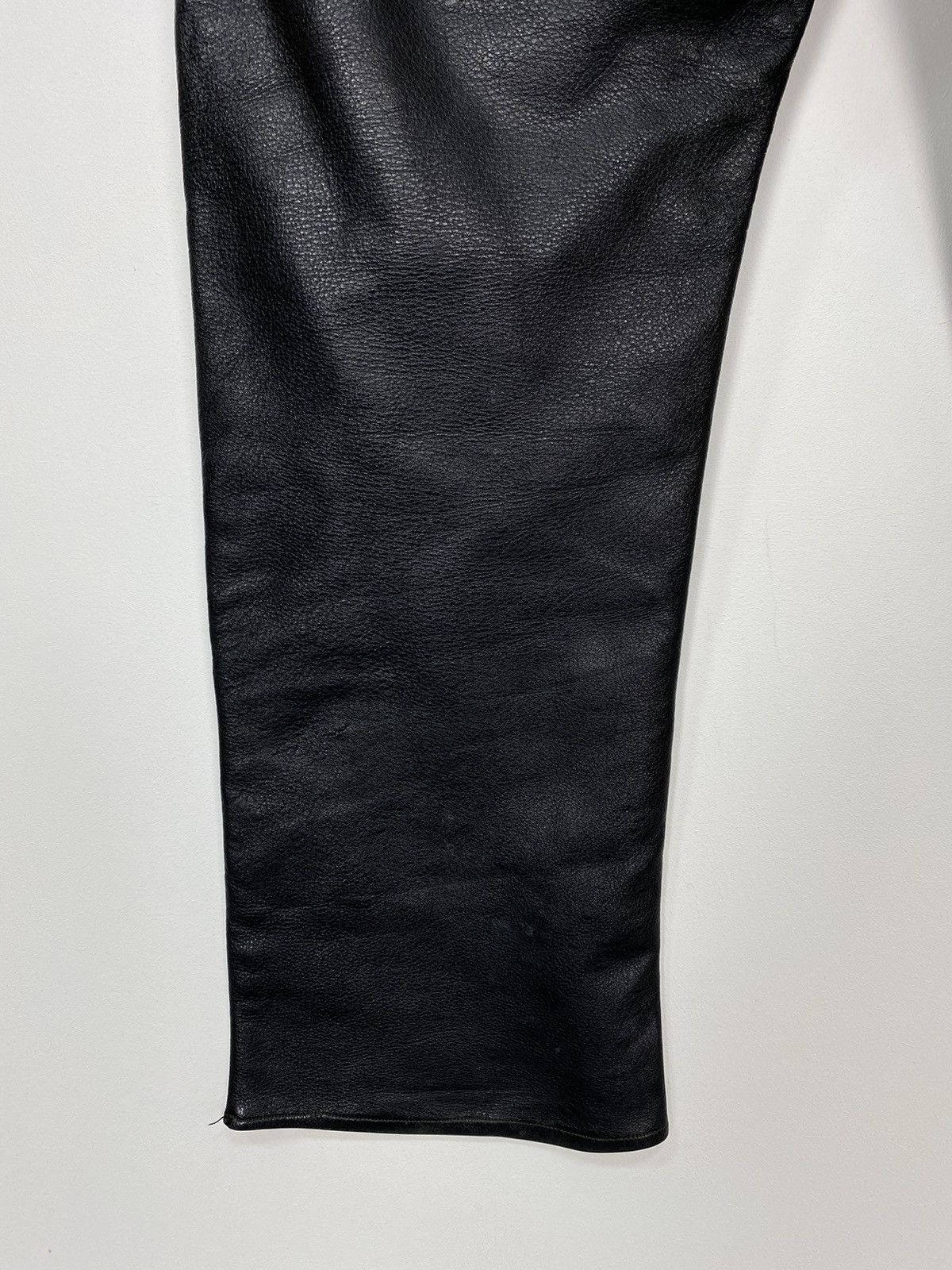 Leather Conwell Men’s Leather Calf Skin Pants Black Sz 32.34 Vintage Size US 32 / EU 48 - 8 Thumbnail