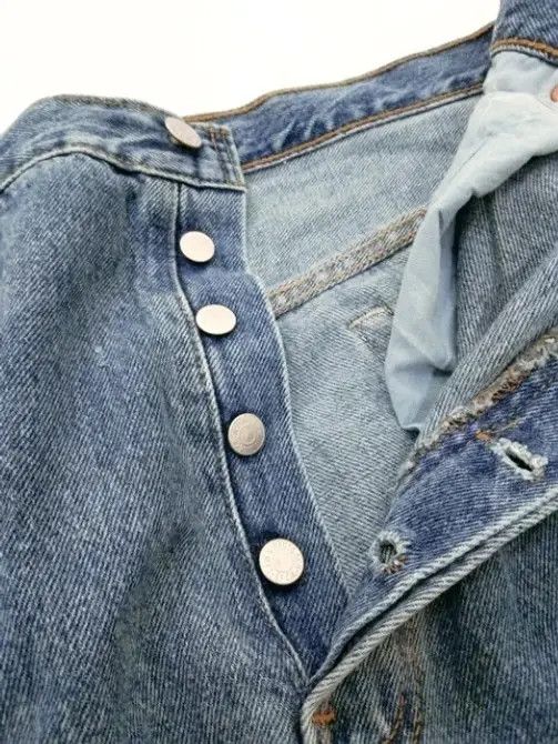 Levi's × Vintage 90s Vintage Levis 501 Jeans Made In USA 34x34 Size US 34 / EU 50 - 6 Thumbnail