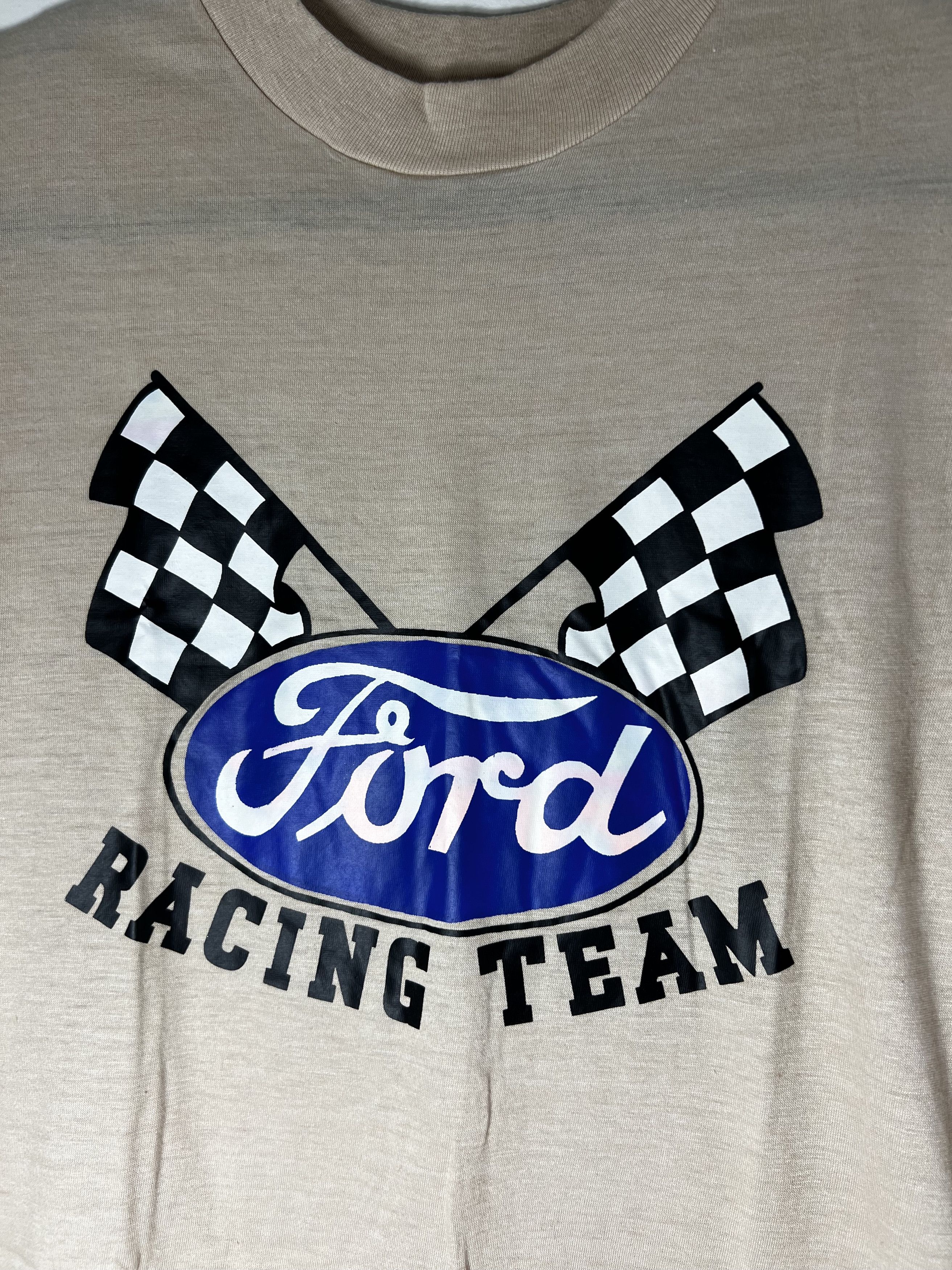 Ford Vintage 70's-80's Ford Racing Team "The Rat's Hole" T-Shirt Size US L / EU 52-54 / 3 - 2 Thumbnail