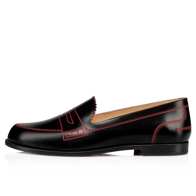 Christian Louboutin o1s1wg110325 Flats in Black Size US 11 / IT 41 - 2 Thumbnail