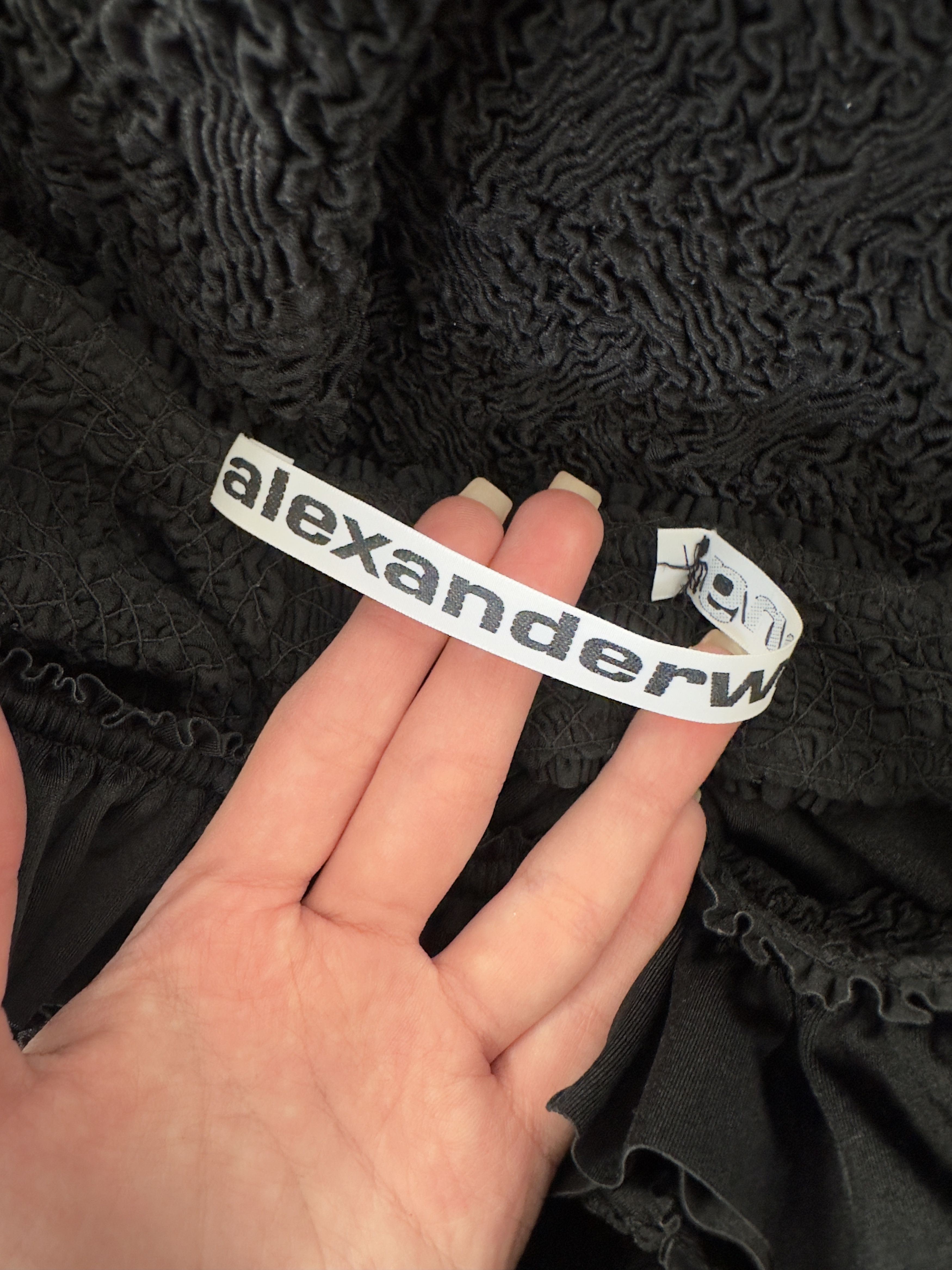 Alexander Wang Black smocked skirt - Alexander Wang Size 26" / US 2 / IT 38 - 5 Thumbnail