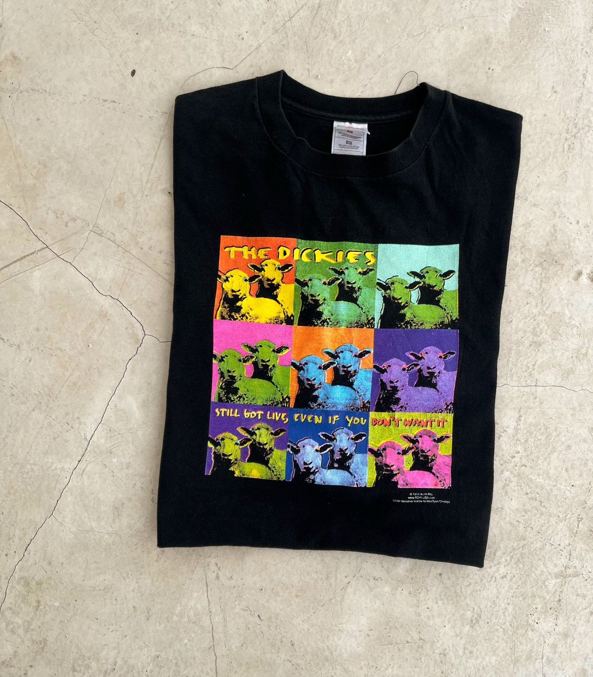 Band Tees × Vintage 90's The Dickies "Still Got Live Even If You Dont Want" Size US M / EU 48-50 / 2 - 1 Thumbnail