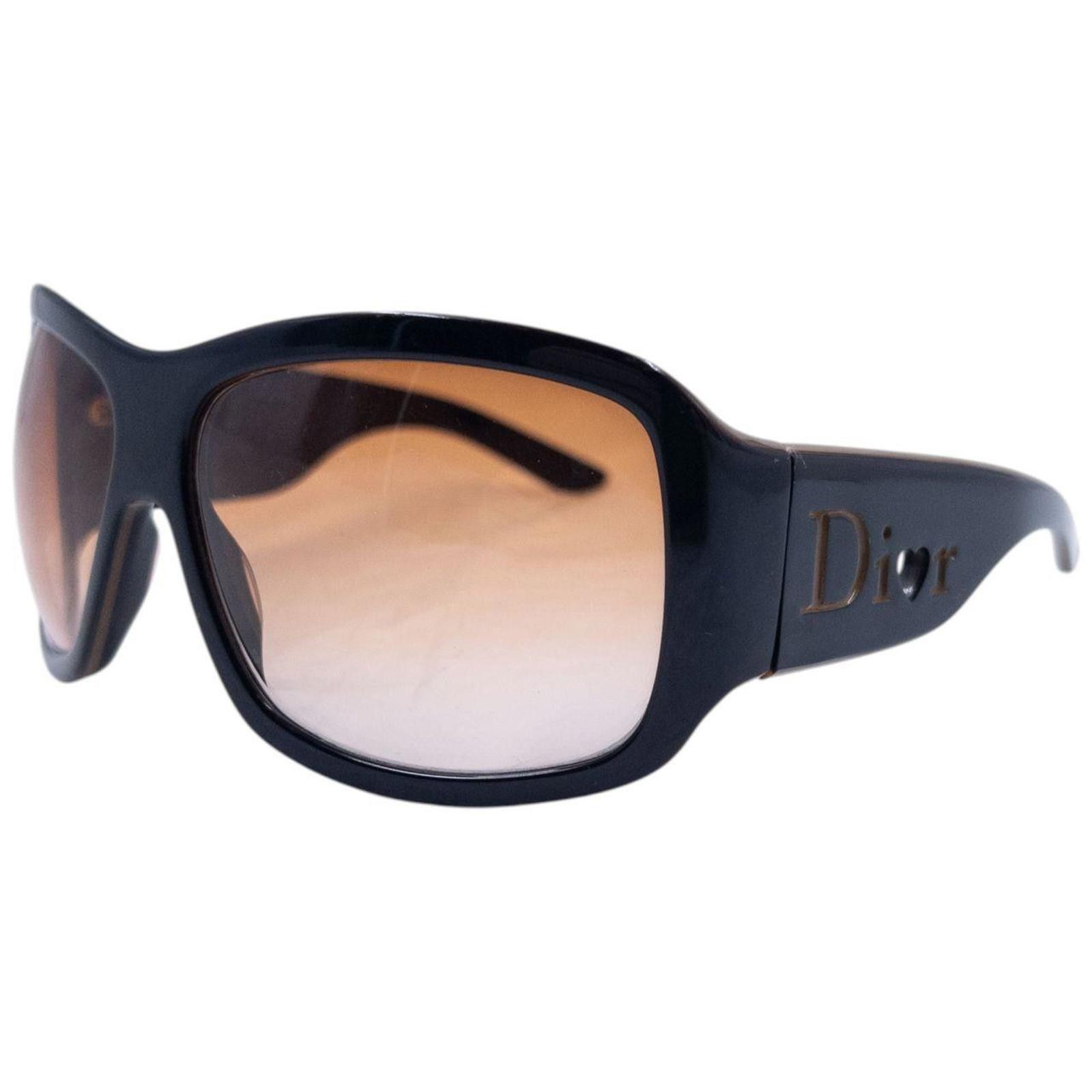Dior Lovingly sunglasses tortoise white cutout hearts vintage y2k 90s oversized Dior y2k sunglasses - Gem main image 4