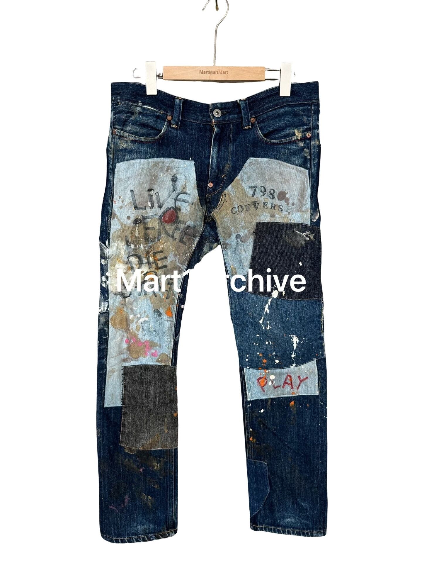 Junya Watanabe × Levi's Junya Watanabe x Levi's Patchwork Graffiti Jeans Size M Size US 32 / EU 48 - 1 Thumbnail