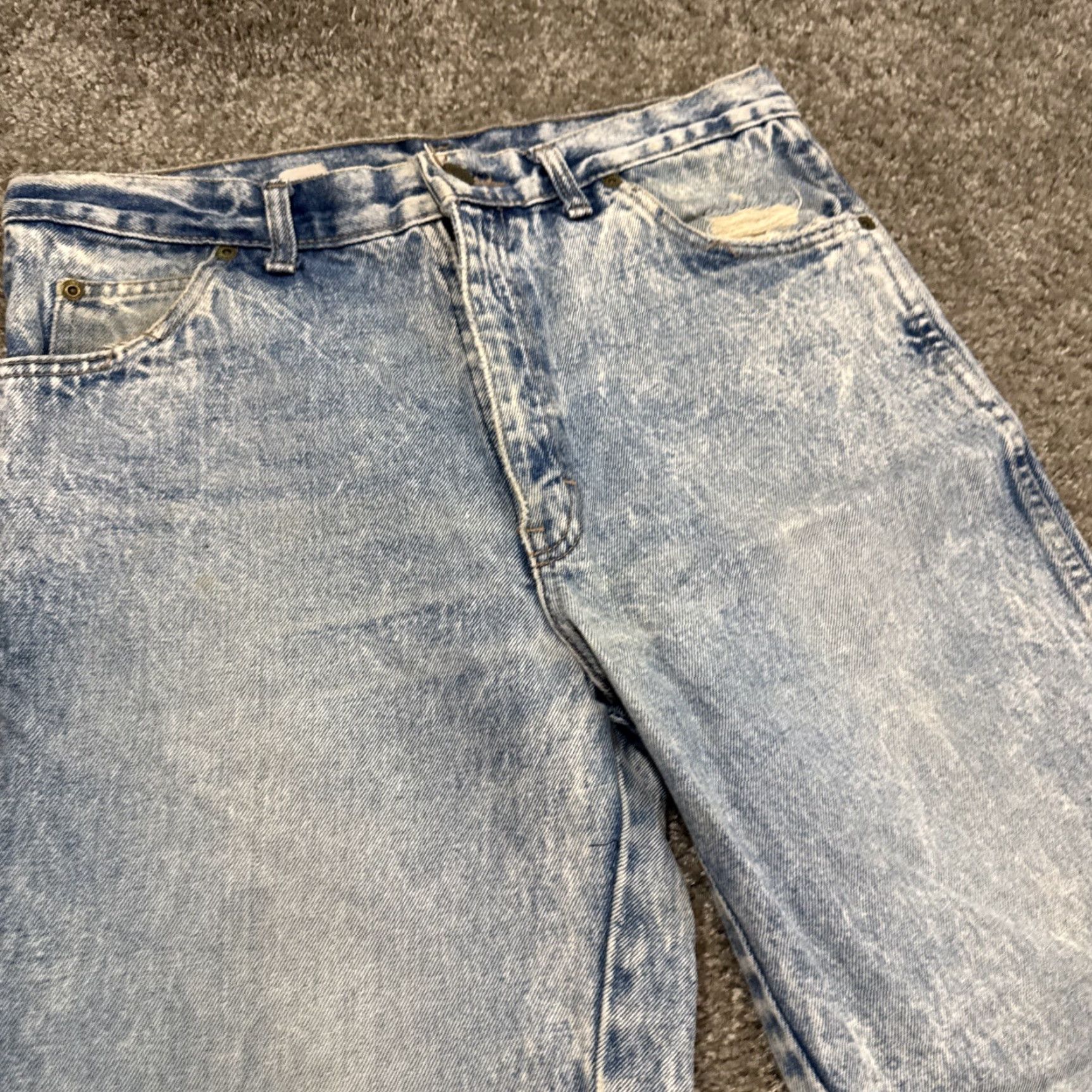 Calvin Klein VINTAGE Calvin Klein Jeans Blue Denim Straight Leg 80s Men 34x30 Inseam 30 New title: Size US 34 / EU 50 - 3 Thumbnail