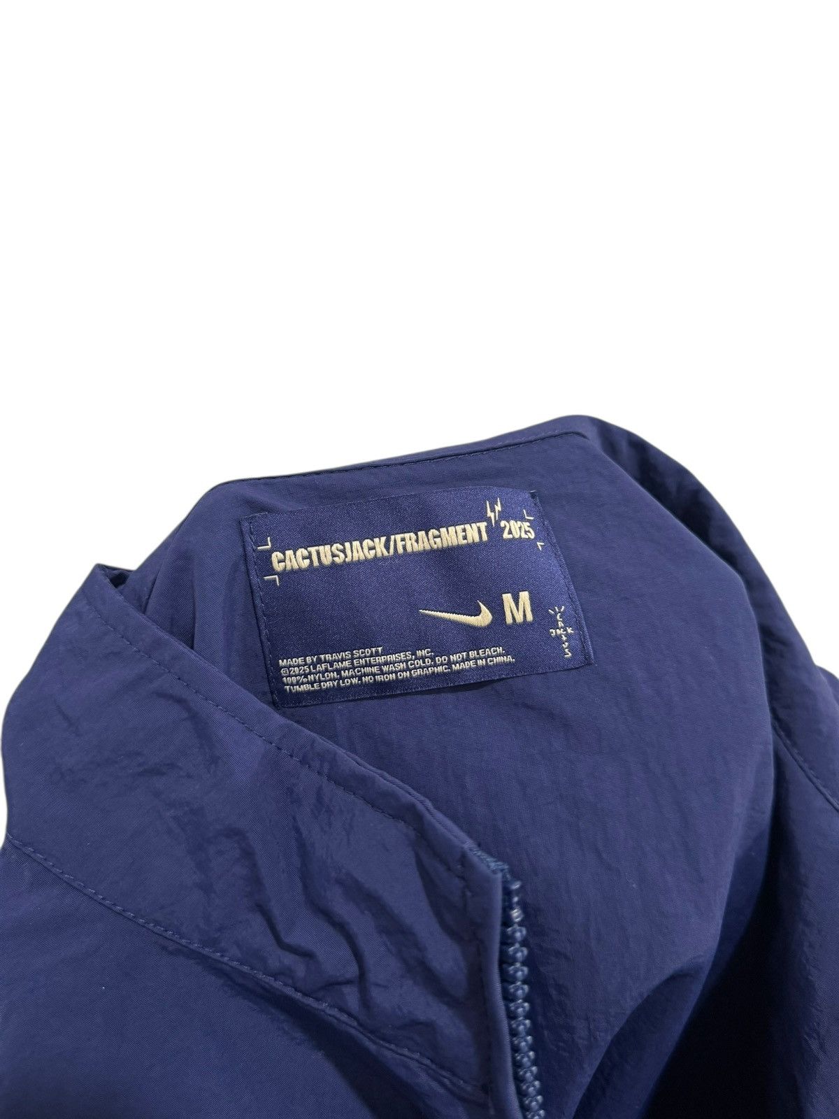 Fragment Design × Nike × Travis Scott Travis Scott x Fragment x Nike Tokyo Windbreaker Jacket Navy Size US M / EU 48-50 / 2 - 4 Thumbnail
