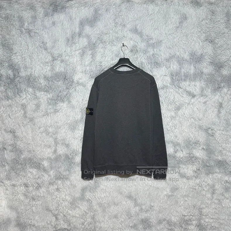 Stone Island Stone Island Basic Crewneck Sweatshirt Graphite Grey XL Size US XL / EU 56 / 4 - 2 Thumbnail