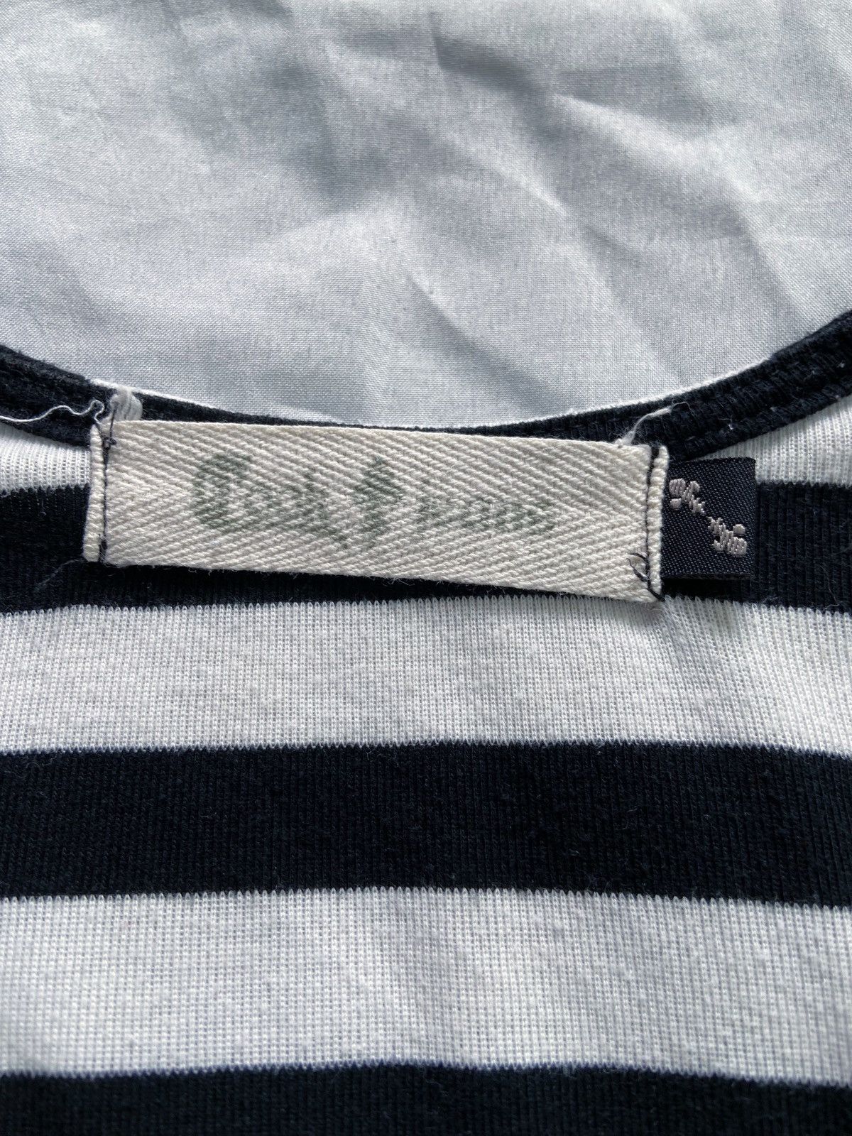 Cook Jeans COOK JEANS STRIPED PUNK STREET STYLE TEE Size US S / EU 44-46 / 1 - 6 Thumbnail