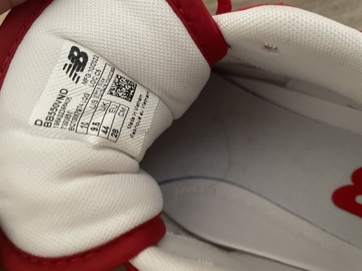 New Balance New balance 550 team red suede Size US 10 / EU 43 - 6 Thumbnail
