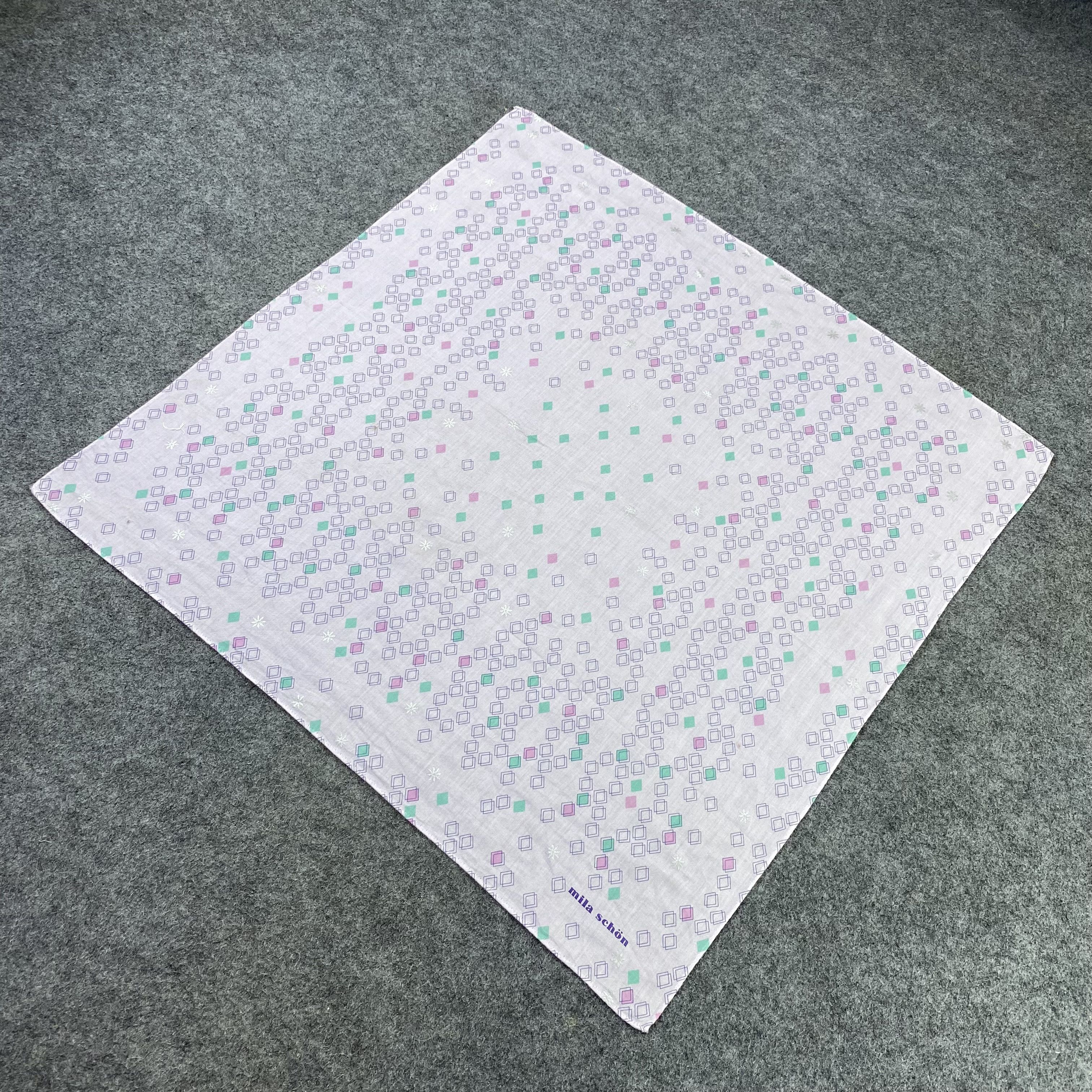 Mila Schon Mila Schon Handkerchief Neckerchief Bandana-B1585 Size ONE SIZE - 3 Thumbnail