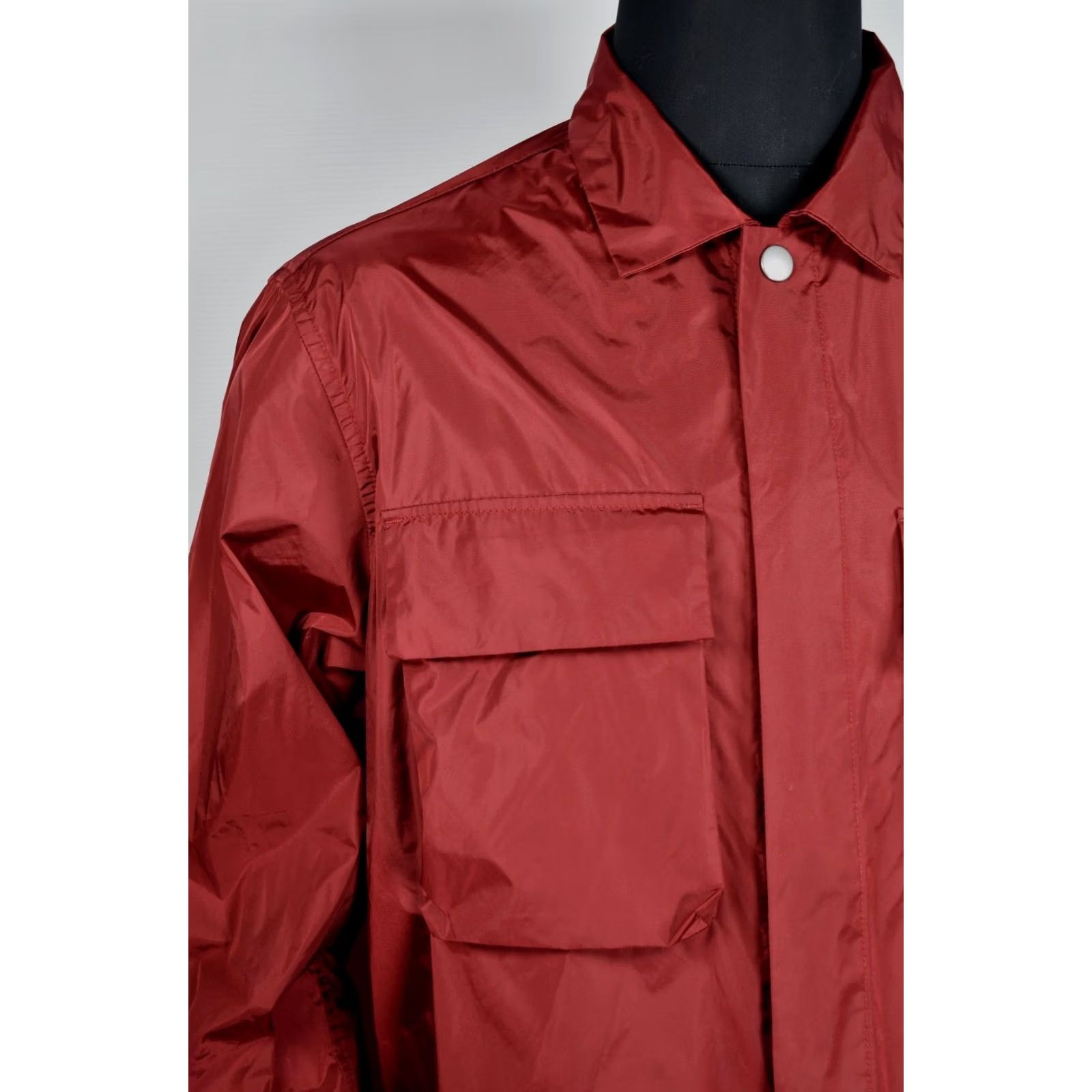 Albam Albam Jacket Regular Fit XL Burgundy Nylon 80%/20% Cotton Men's Spring Fall Winter Casual Shirt? Size US XL / EU 56 / 4 - 5 Thumbnail