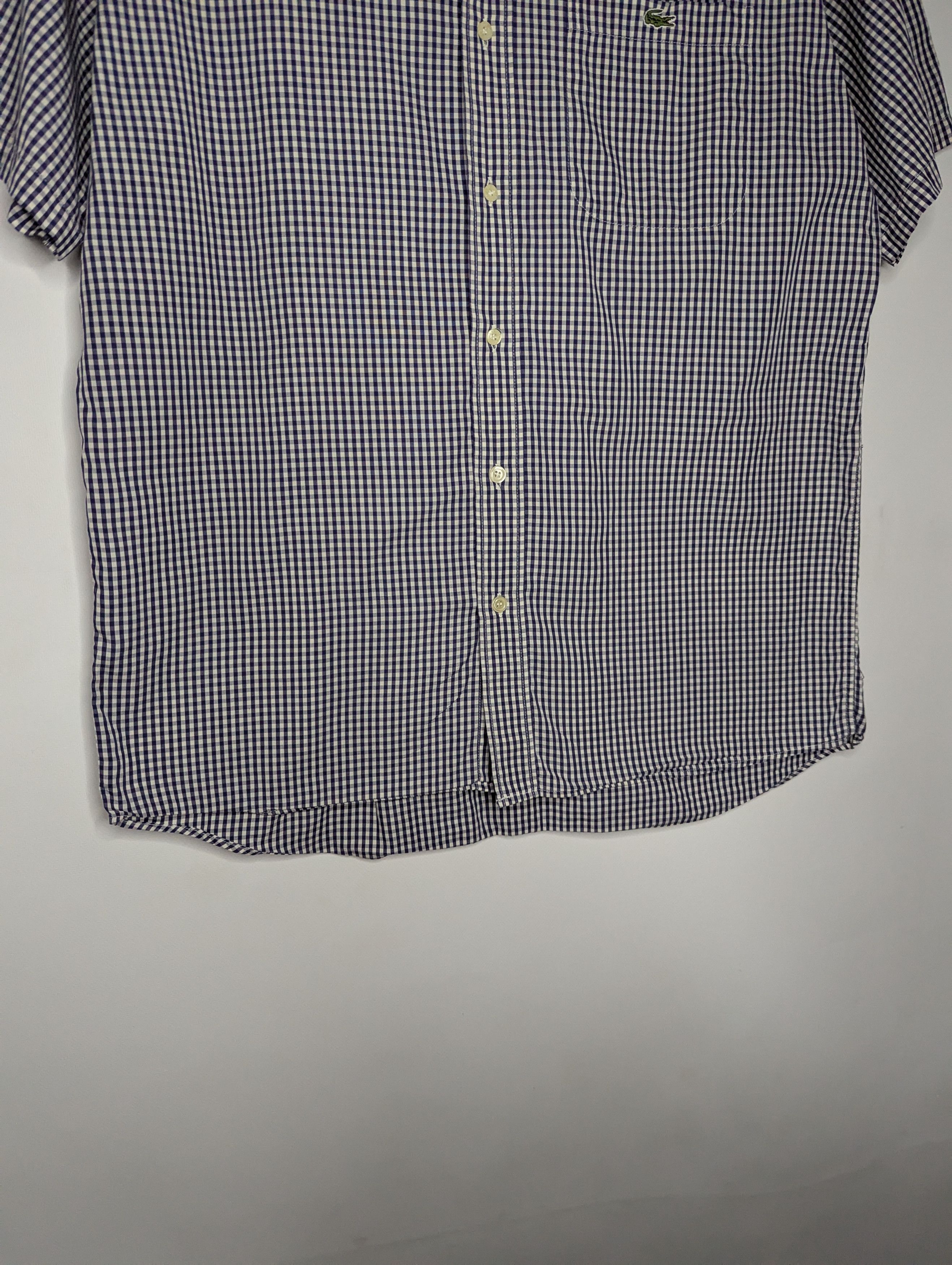 Lacoste × Vintage CHEMISE LACOSTE Vintage Men's Short-Sleeved Shirt Sz 40 Size US L / EU 52-54 / 3 - 4 Thumbnail