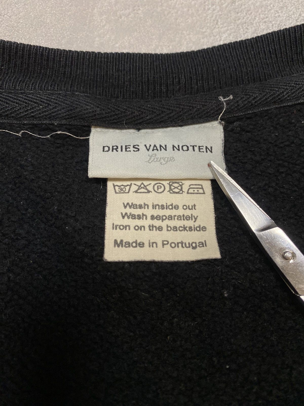 Dries Van Noten Vintage Dries Van Noten sweathirt frored logo streetwear Size US L / EU 52-54 / 3 - 8 Thumbnail