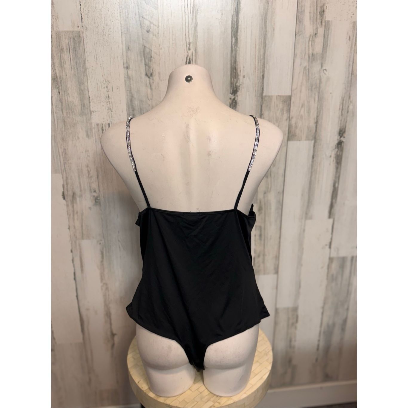 Other IRIS Black Rhinestone Strap Sleeveless Bodysuit – Size 2XL Size XXL / US 16-18 / IT 52-54 - 5 Thumbnail